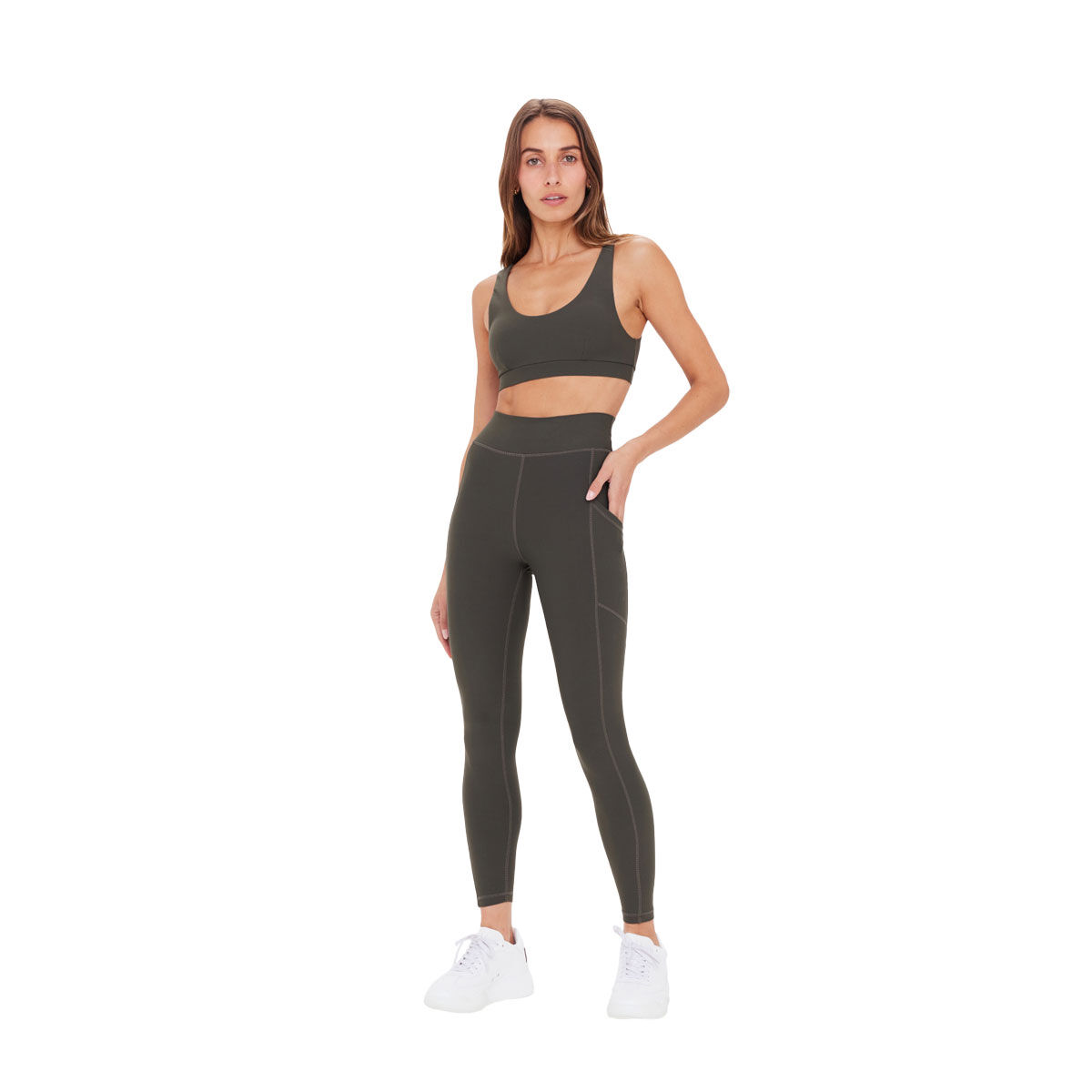 The Upside Womens Peached Daisy Sports Bra