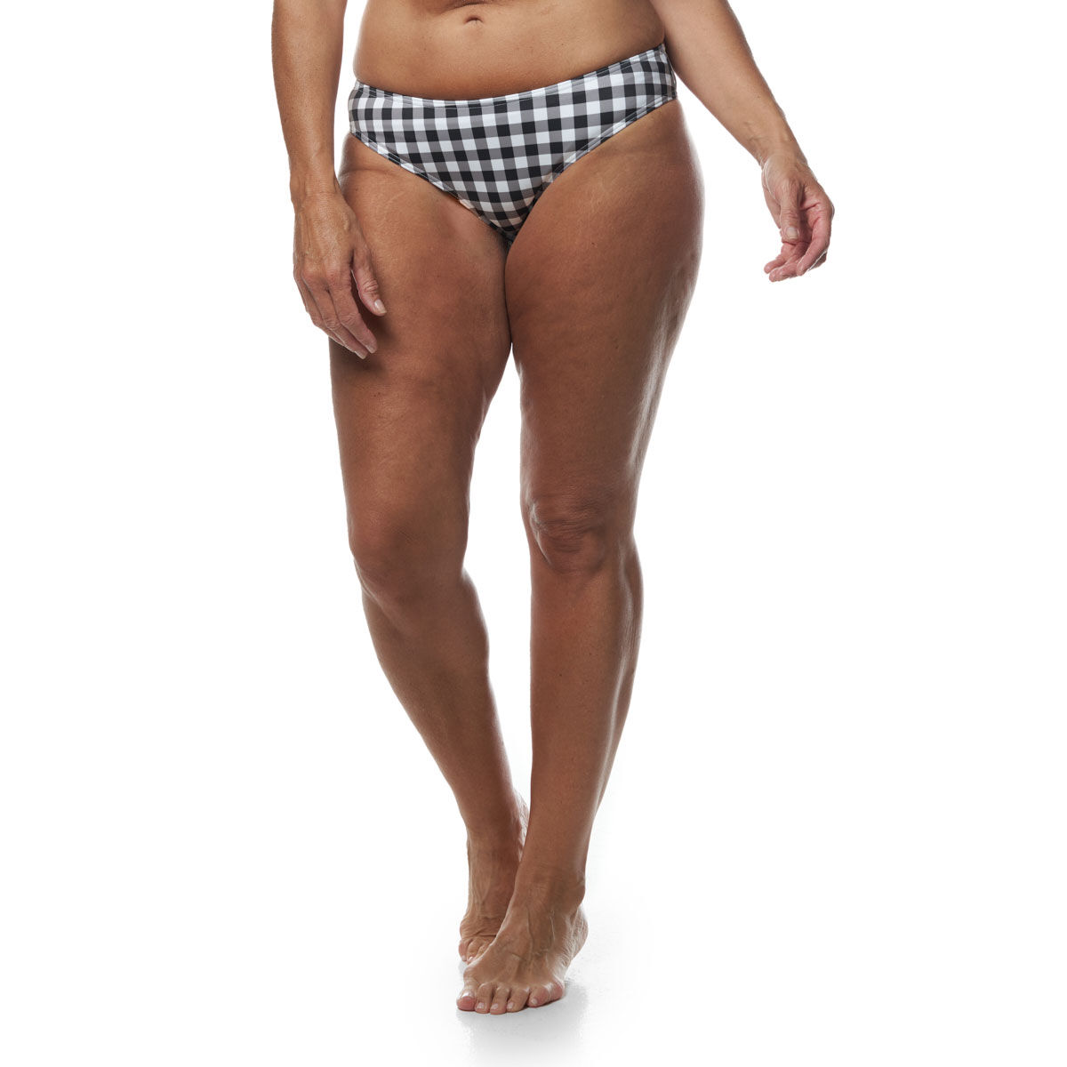Tahwalhi Womens Gingham Hipster Bottoms