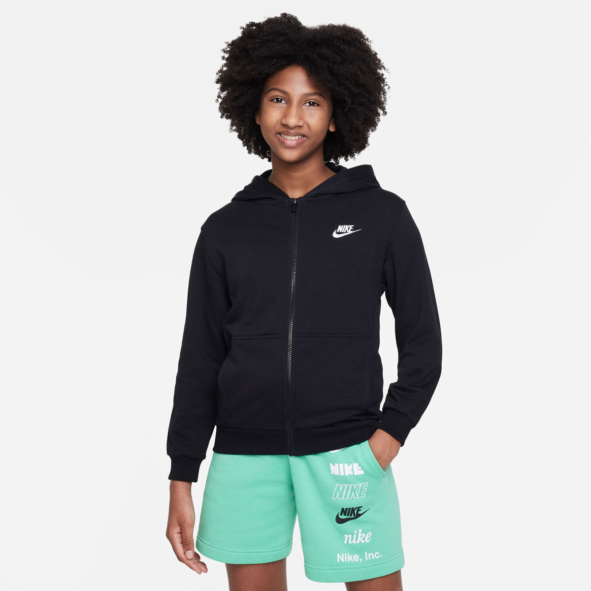 Nike Junior Sportswear Club Fleece Full Zip Hoodie