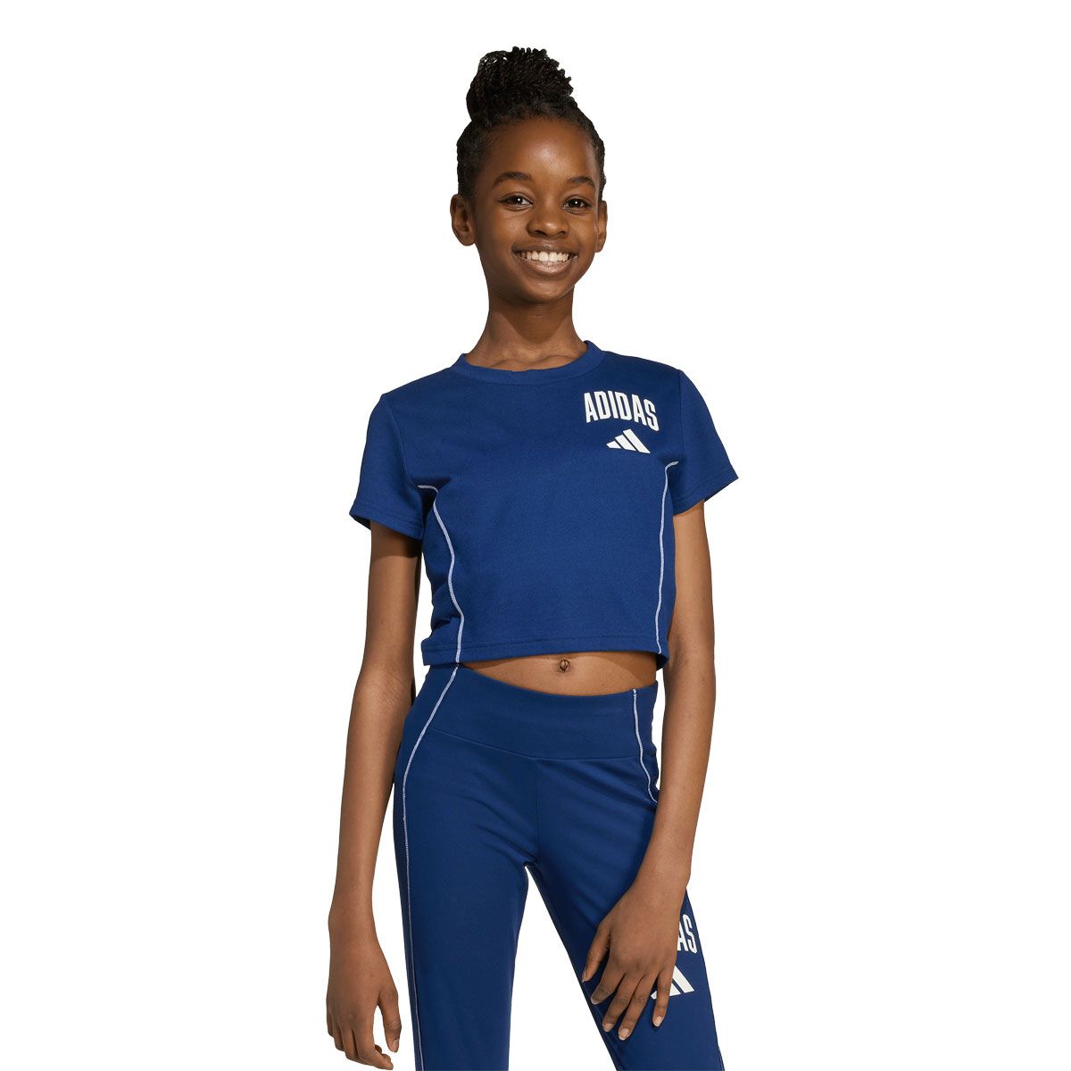adidas Junior Collegiate Crop Tee
