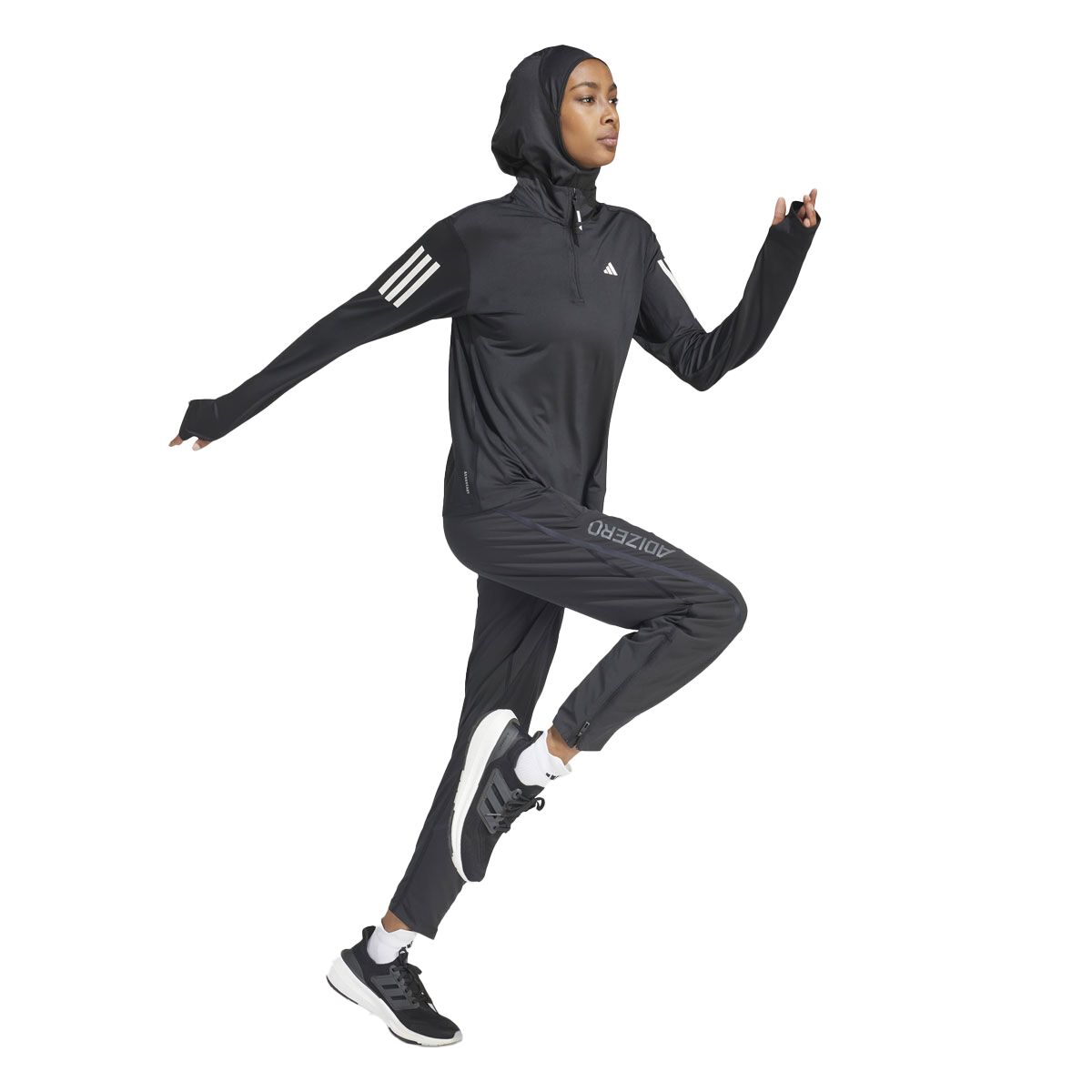 adidas Womens Own the Run Half Zip Running Top