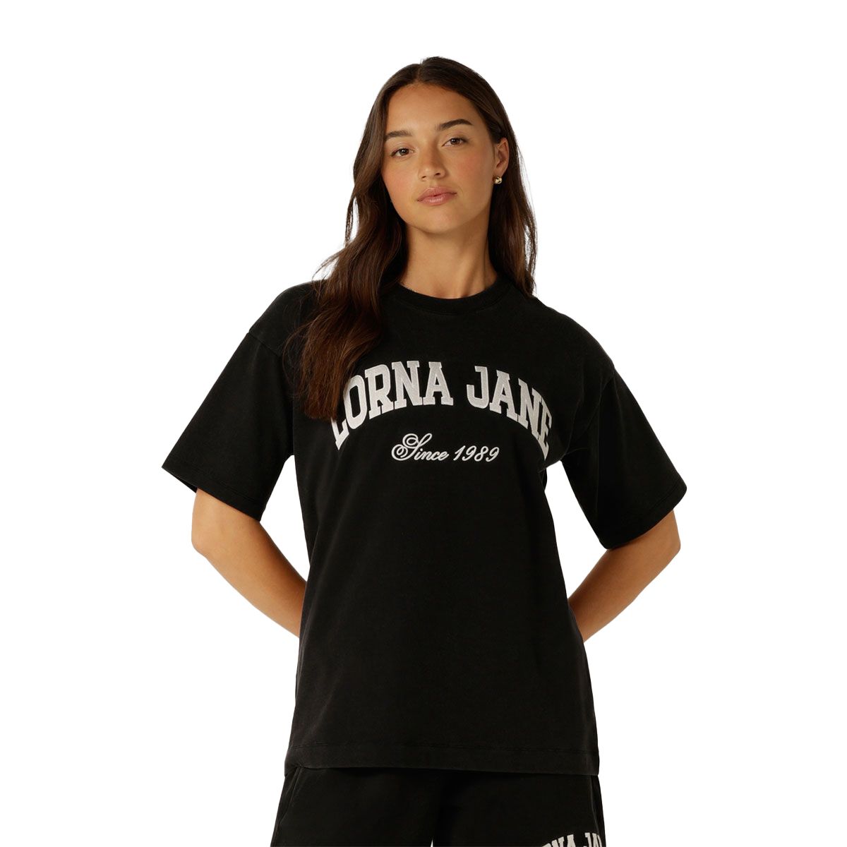 Lorna Jane Womens Original Sport Washed Vintage Tee