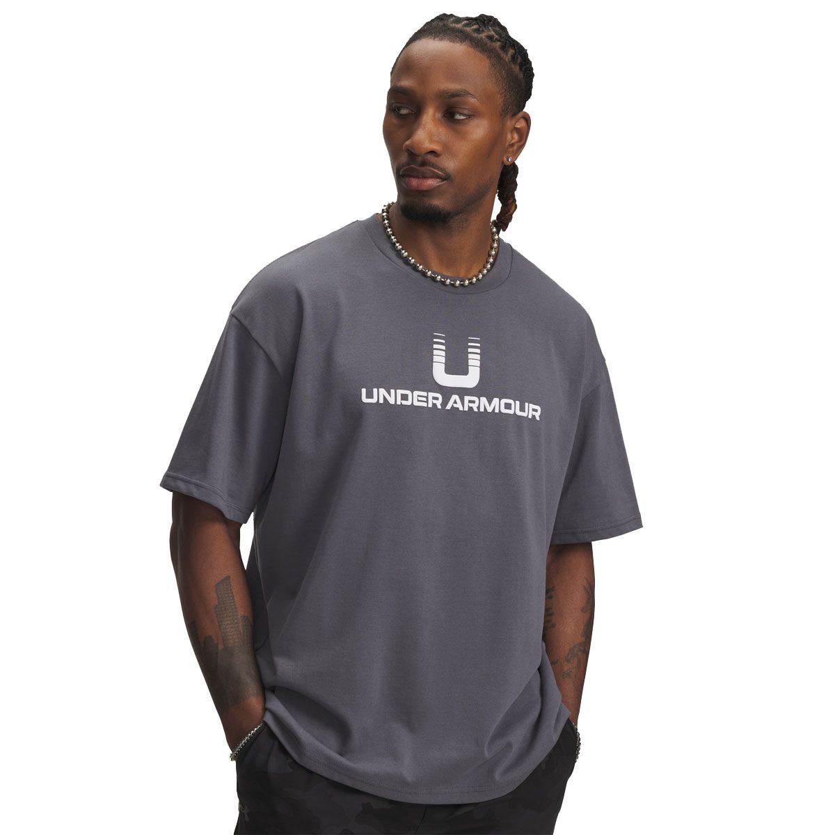 Under Armour Mens Heavyweight Logo Tee