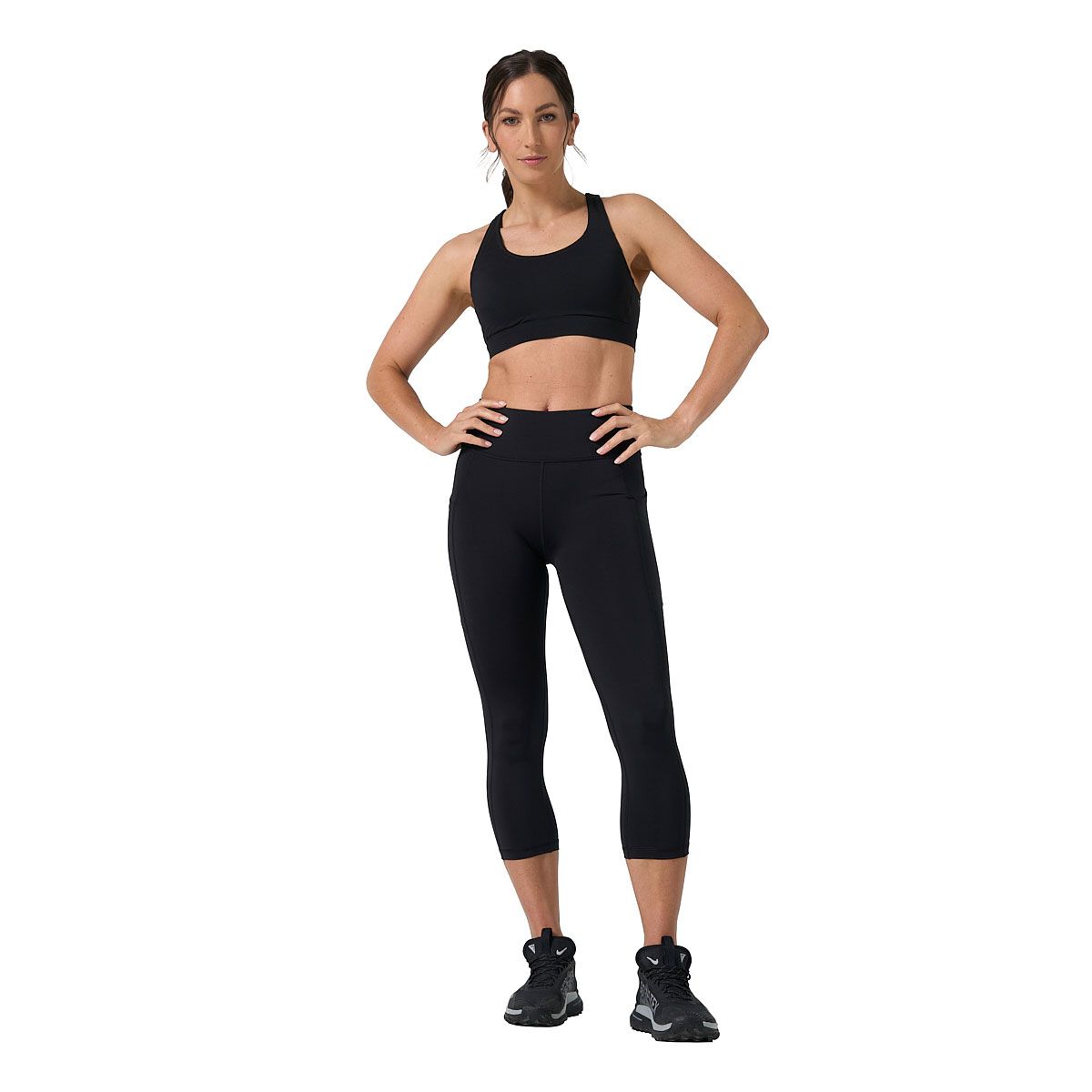 Ell/Voo Womens Essentials 3/4 Pocket Tights