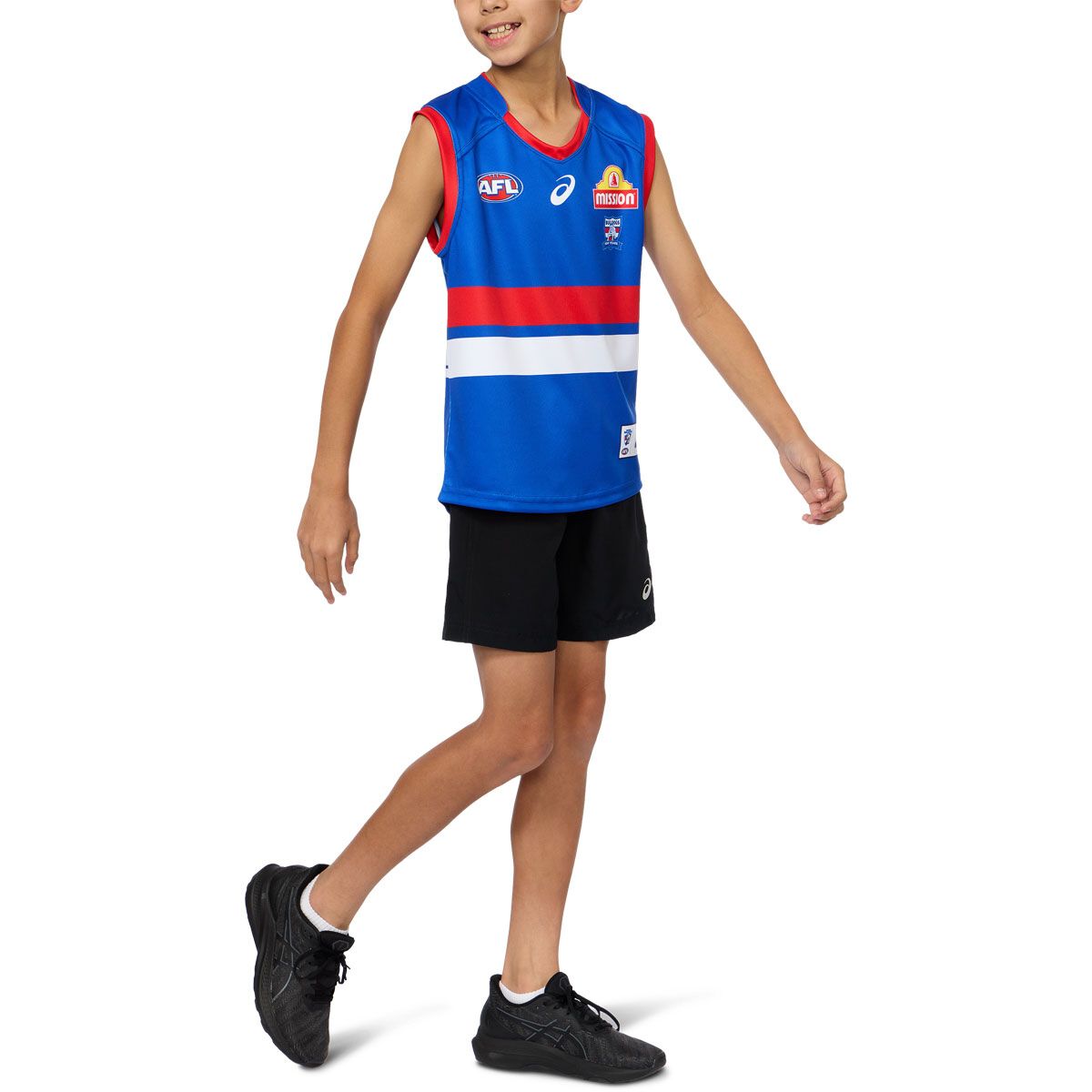 Western Bulldogs Kids 2025 Home Guernsey