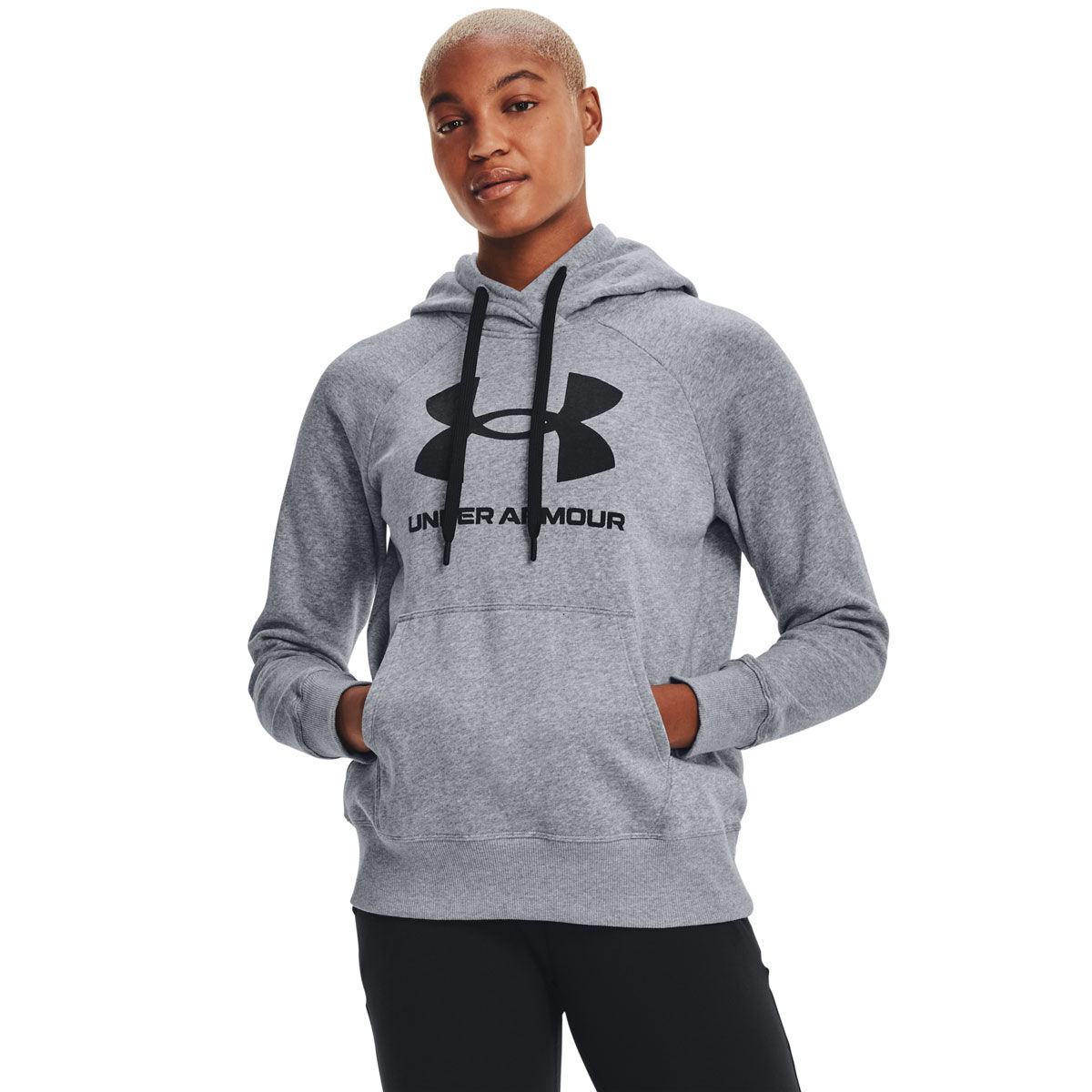 Under Armour Womens Rival Fleece Logo Pullover Hoodie