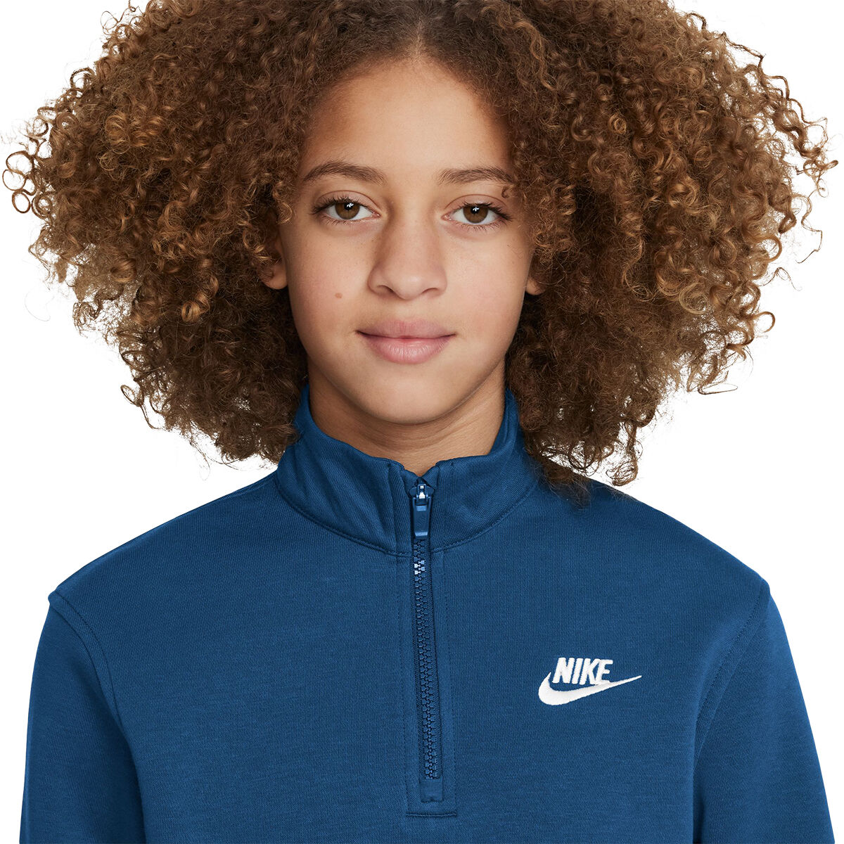 Nike Junior Sportswear Club Fleece Half Zip Sweatshirt