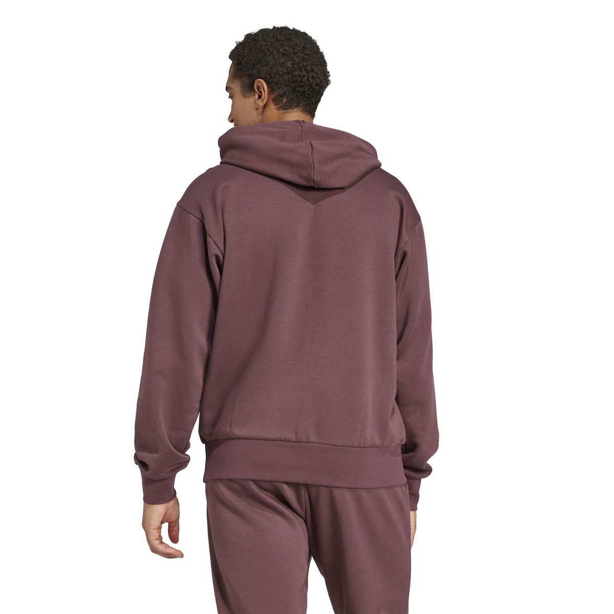 adidas Mens Essentials Feel Cozy Fleece Pullover Hoodie