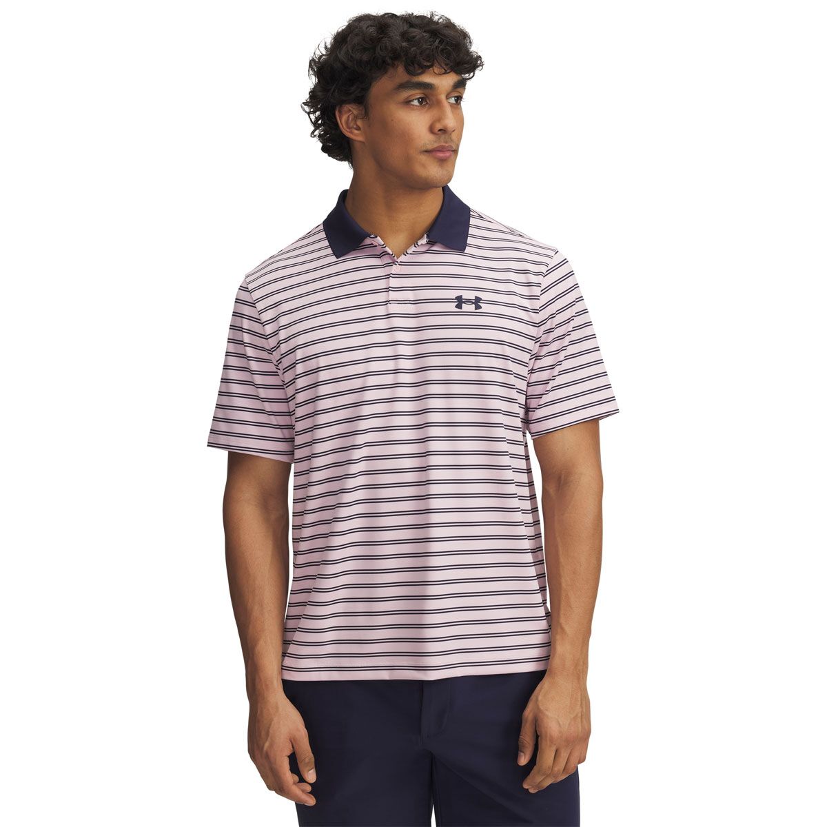 Under Armour Mens Matchplay Stripe Polo Shirt