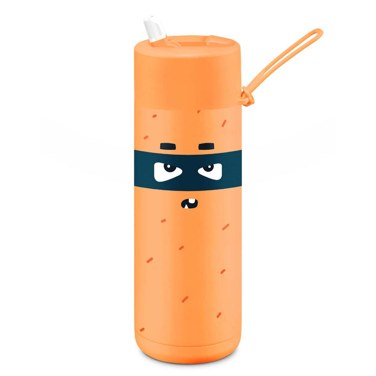 Frank Green franksters Robin Ceramic Reusable 590ml/20oz Bottle - Orange/Neo