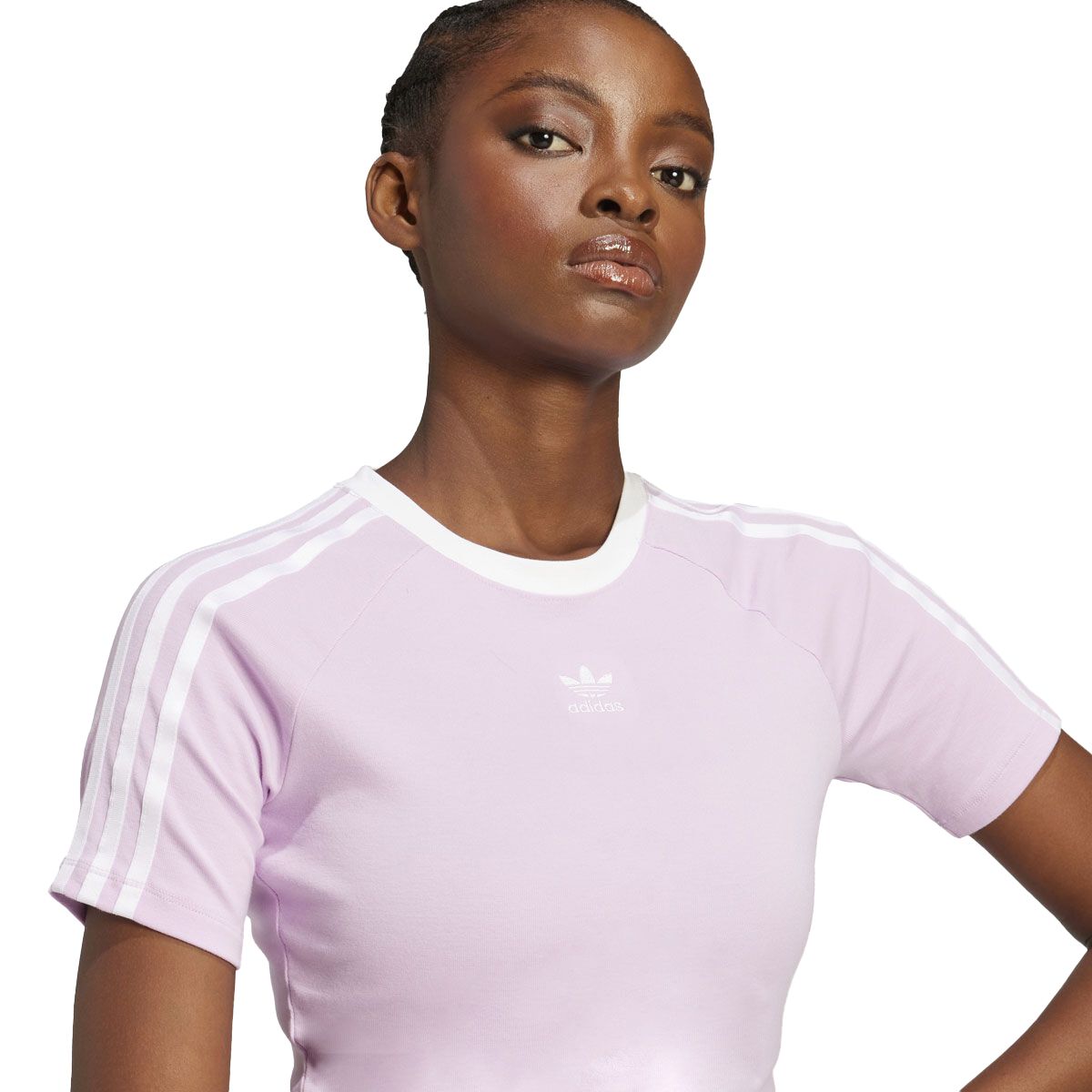 adidas Originals Womens 3 Stripes Baby Tee