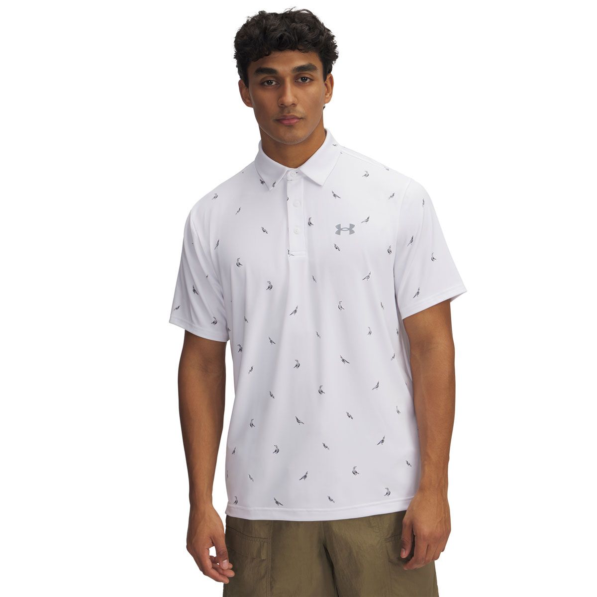 Under Armour Mens Playoff 3.0 Printed Polo Shirt