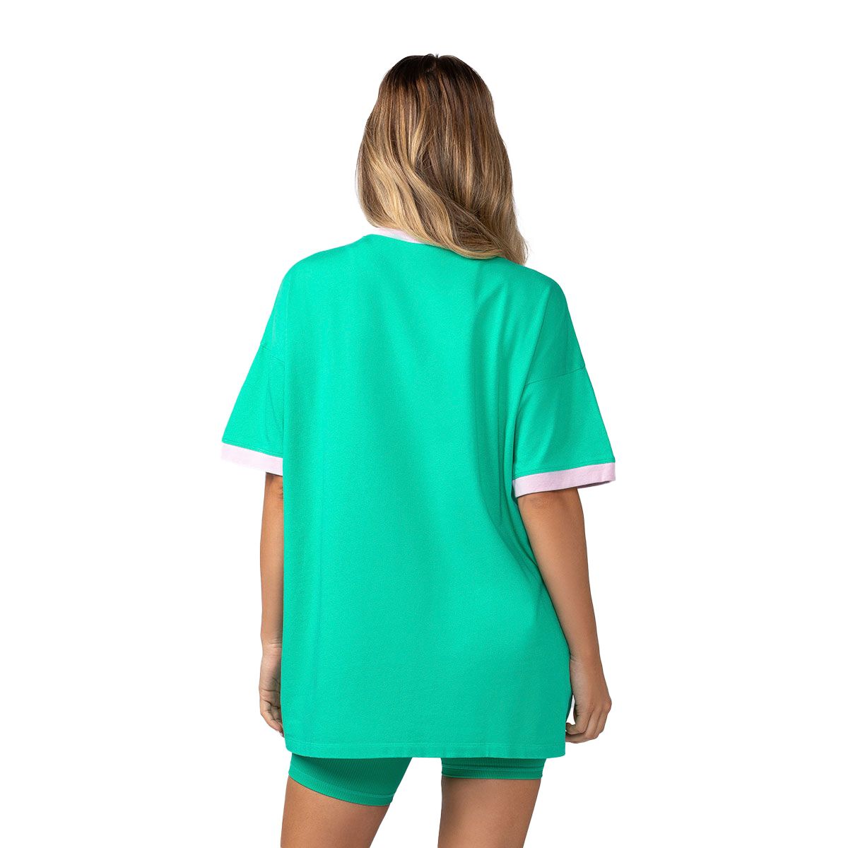 Muscle Nation Womens Gym Girly Oversized Tee