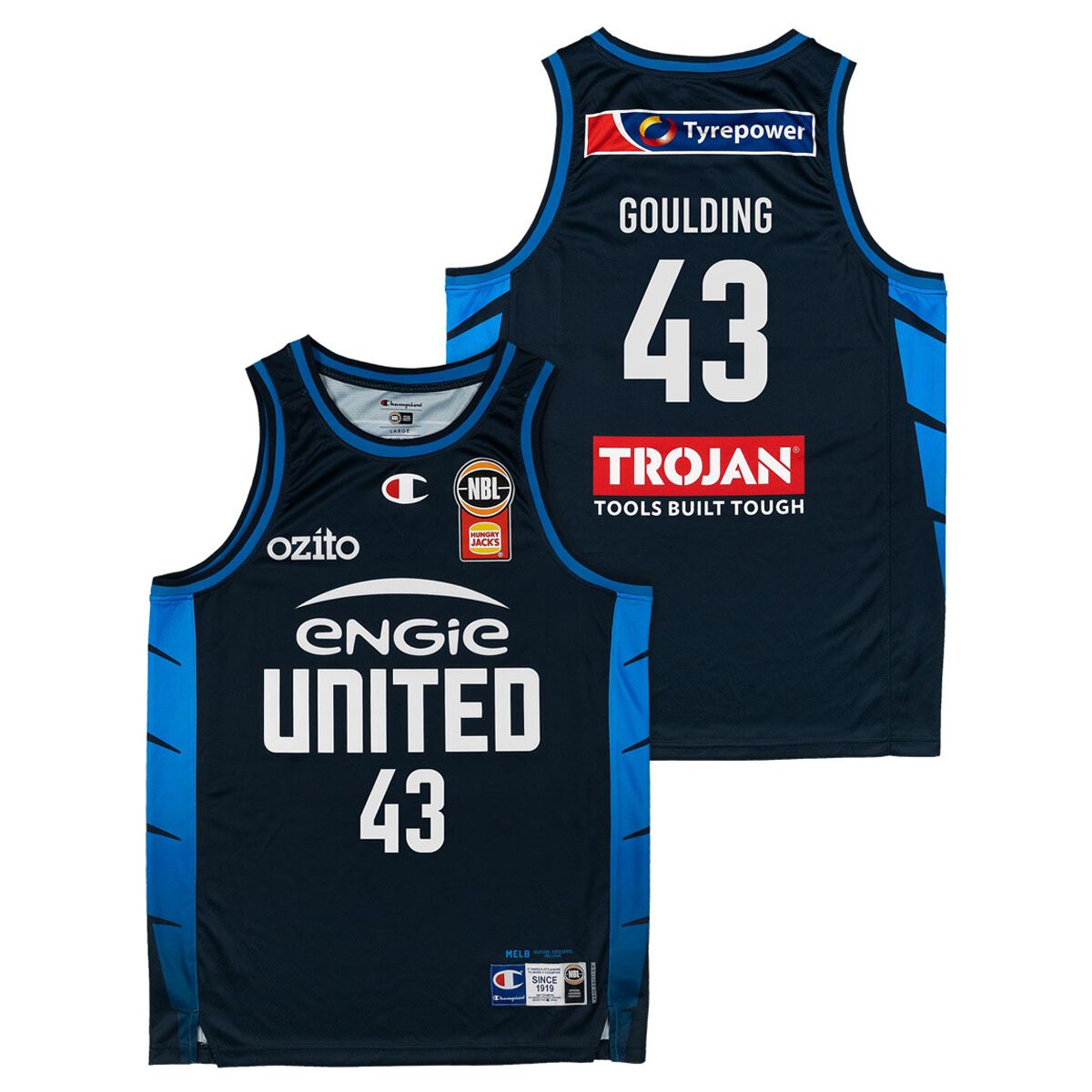 Melbourne United Mens Chris Goulding 2025/26 Home Basketball Jersey