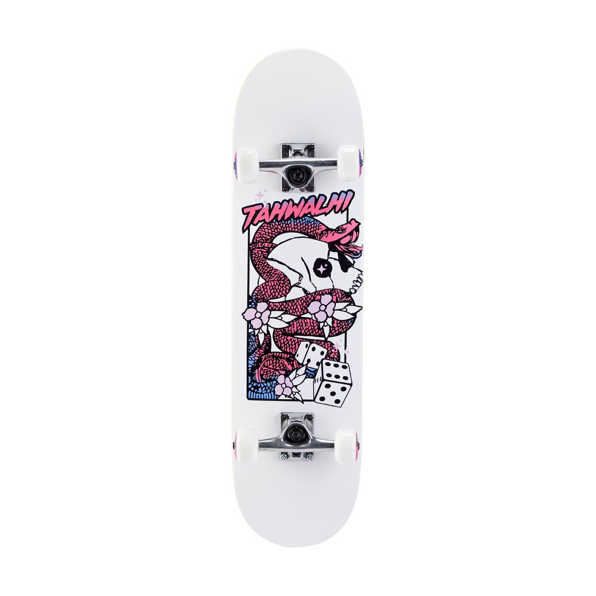 Tahwalhi Ramp Skull and Dice Skateboard