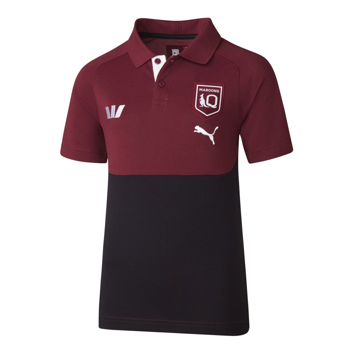 QLD Maroons State of Origin 2025 Kids Team Polo