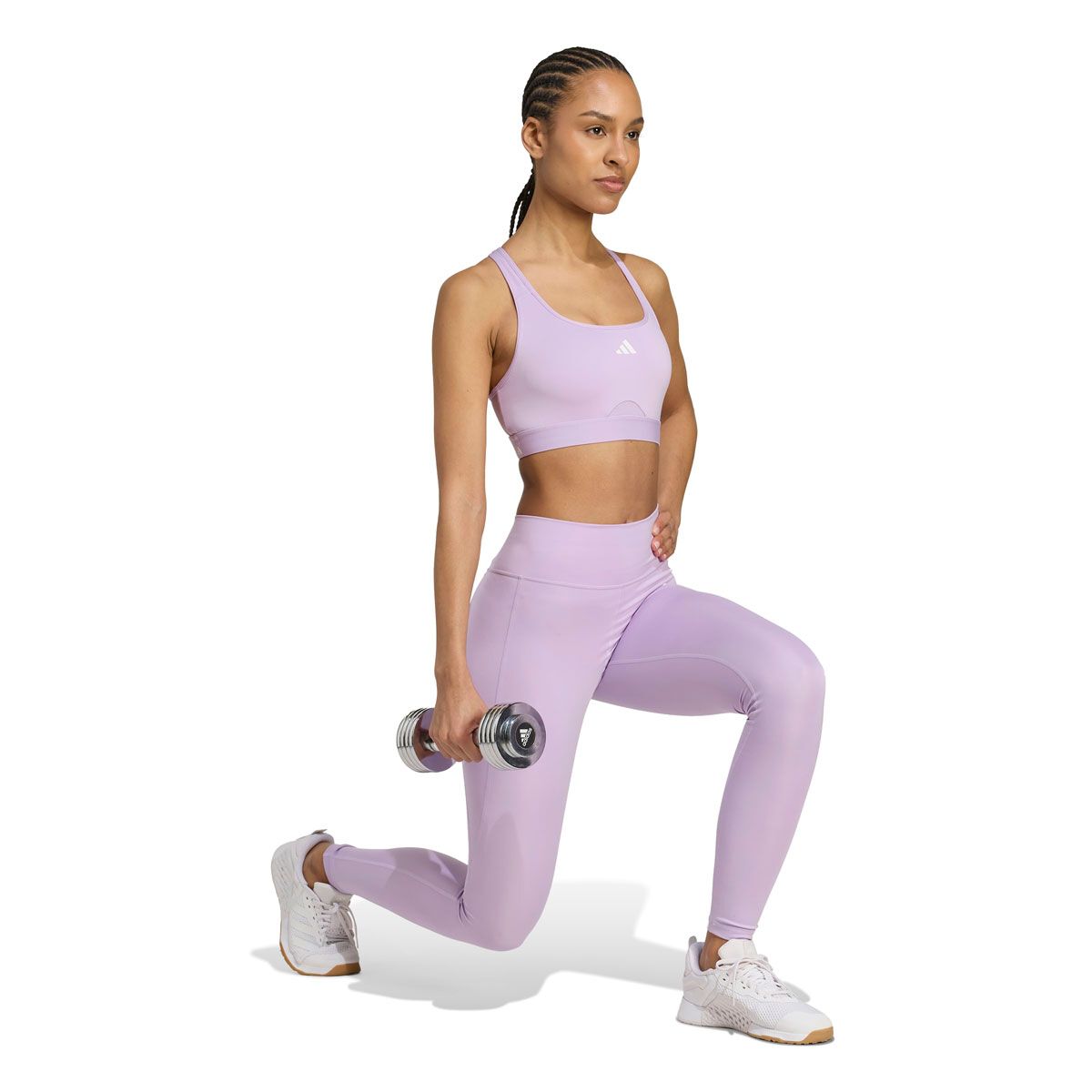 adidas Womens PowerReact High Support Sports Bra