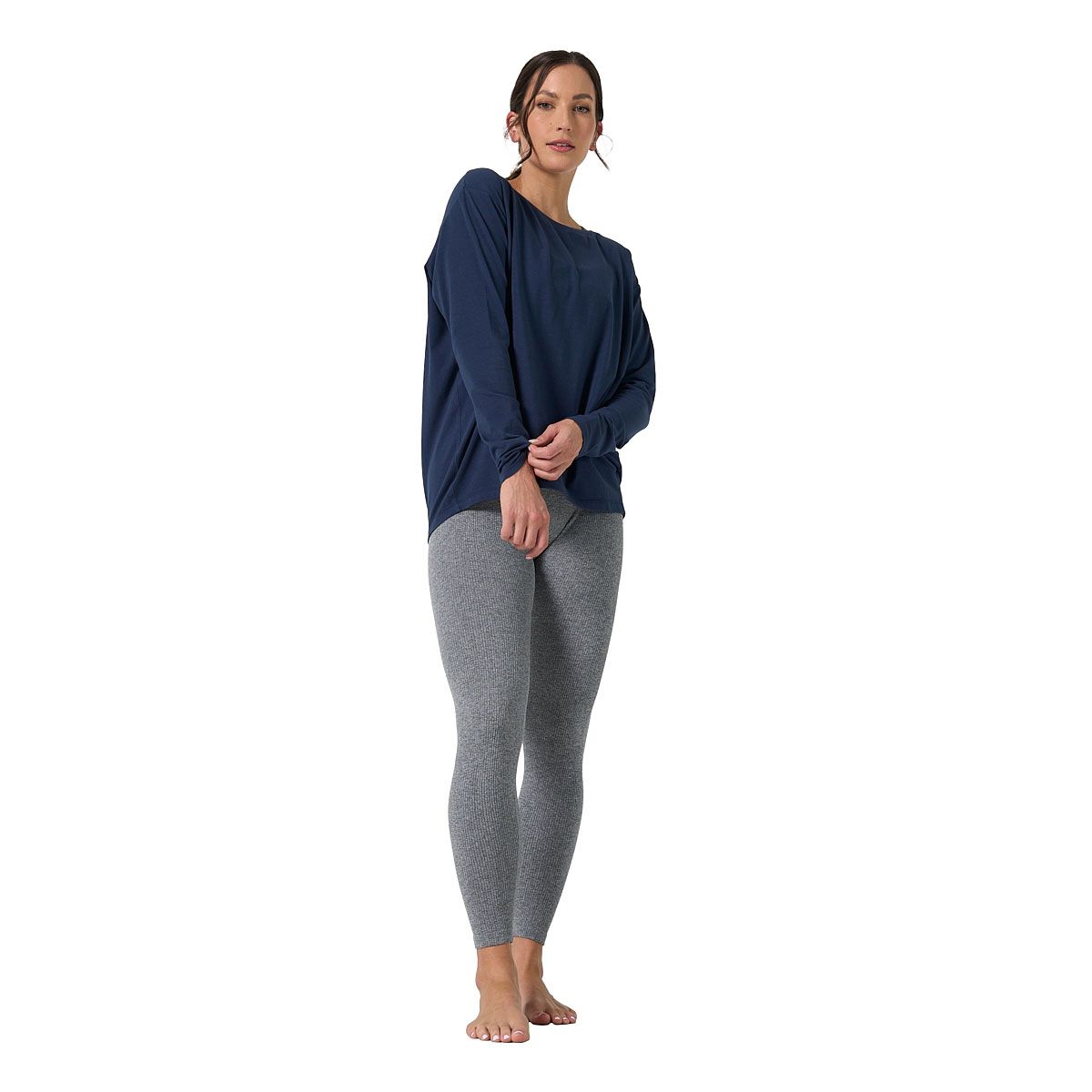 Ell/Voo Womens Juni Long Sleeve Tee