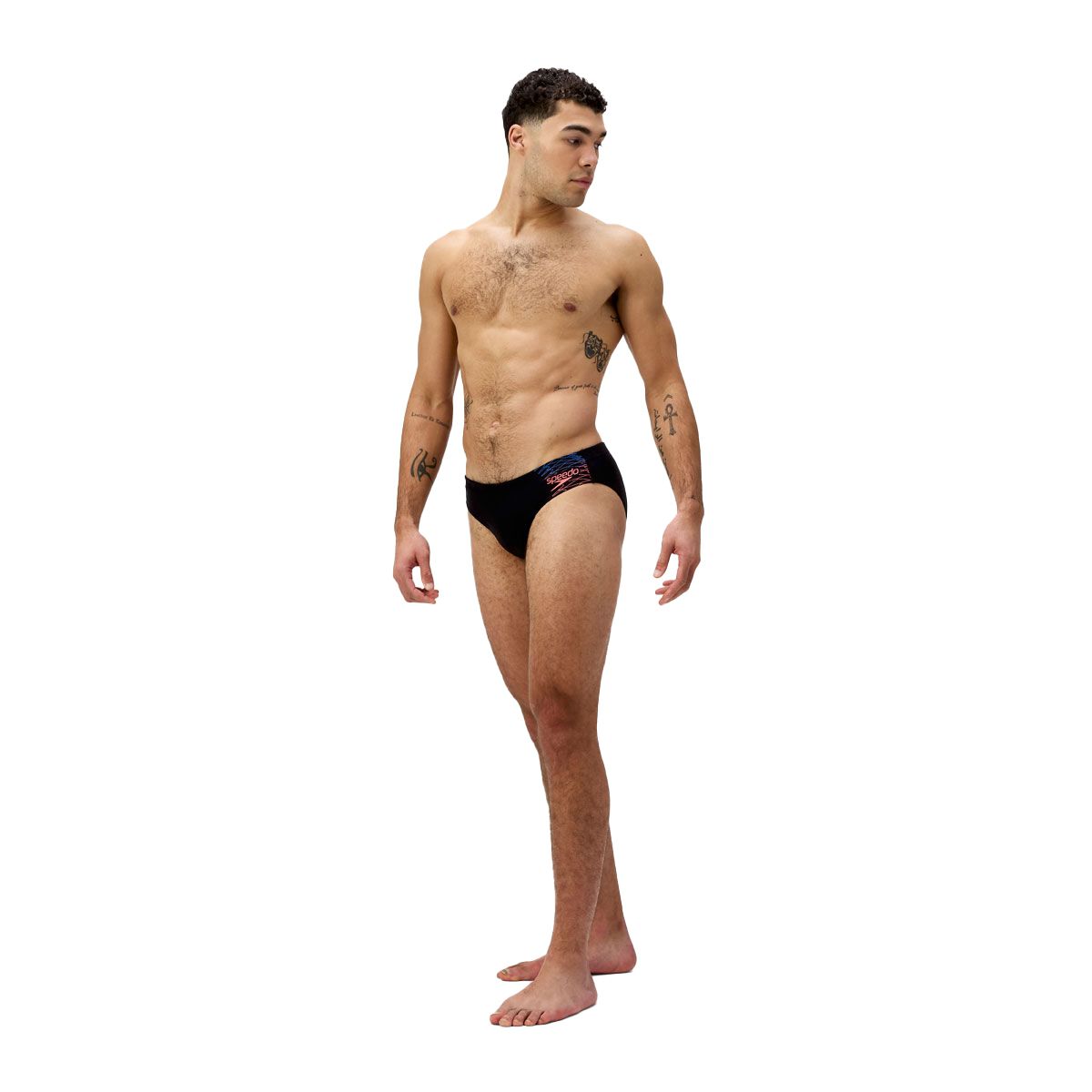 Speedo Mens Medley Logo 7cm Swim Briefs