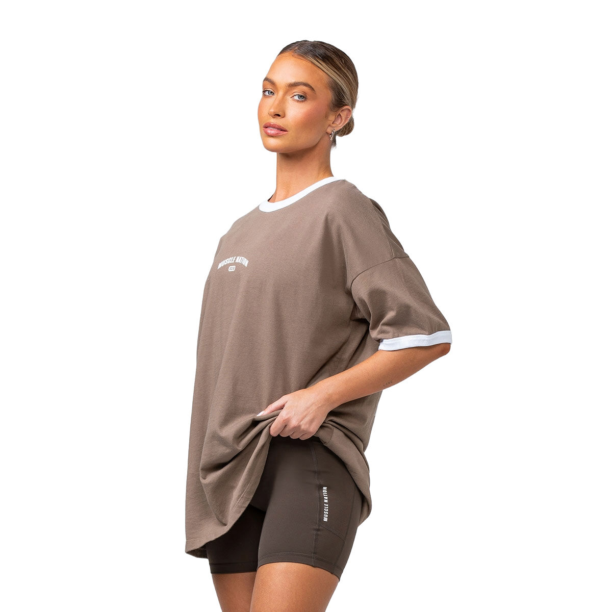 Muscle Nation Womens Refresh Oversized Tee