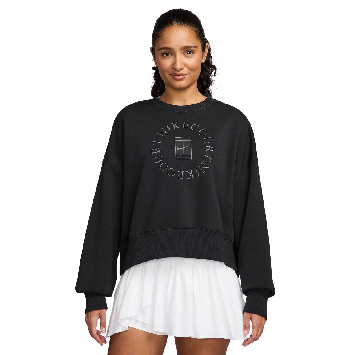 Nike Court Womens Phoenix Over-Oversized Heritage II Crew Sweatshirt