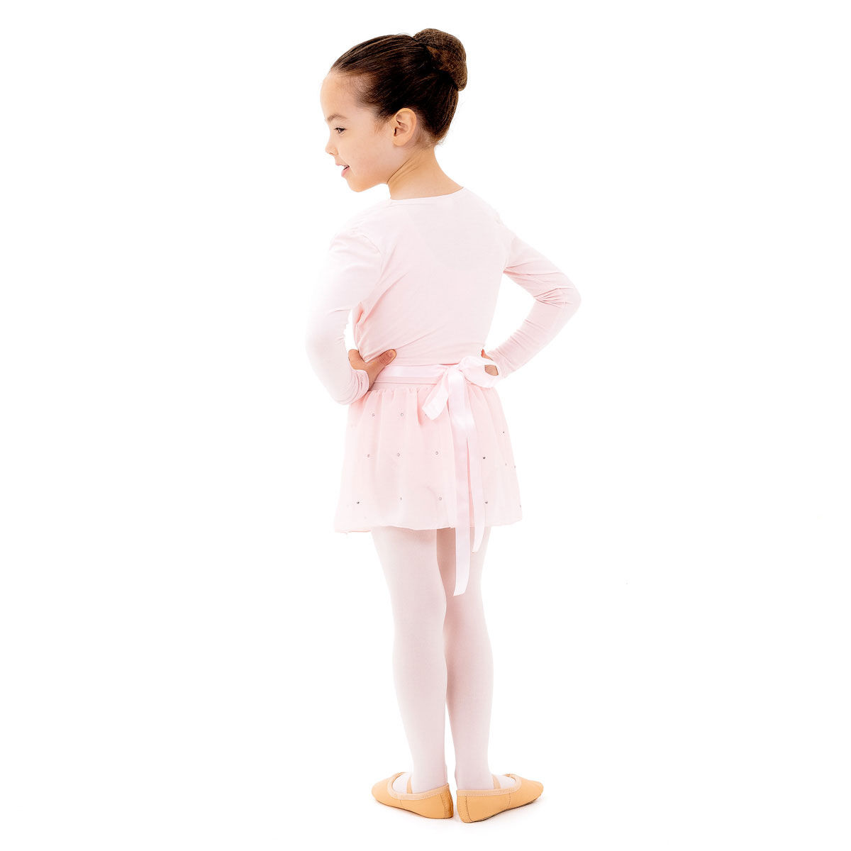 Flo Dance Kids Satin Tie Crossover