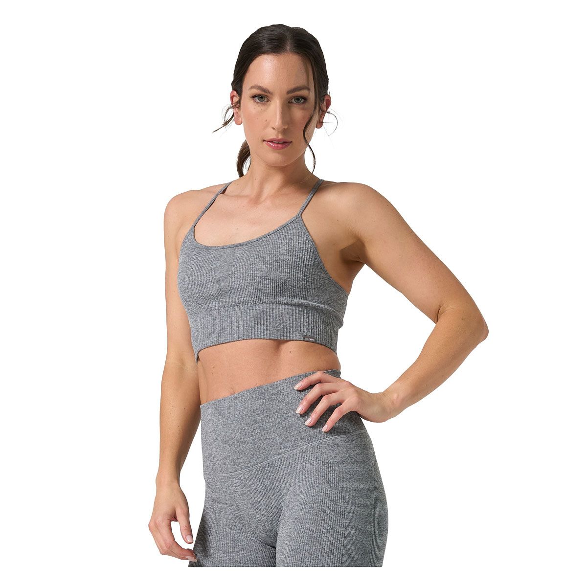 Ell/Voo Womens Reili Seam Free Crop Sports Bra