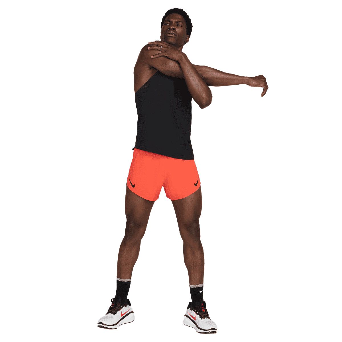 Nike Mens AeroSwift Dri FIT ADV 4 Inch Brief Lined Running Shorts