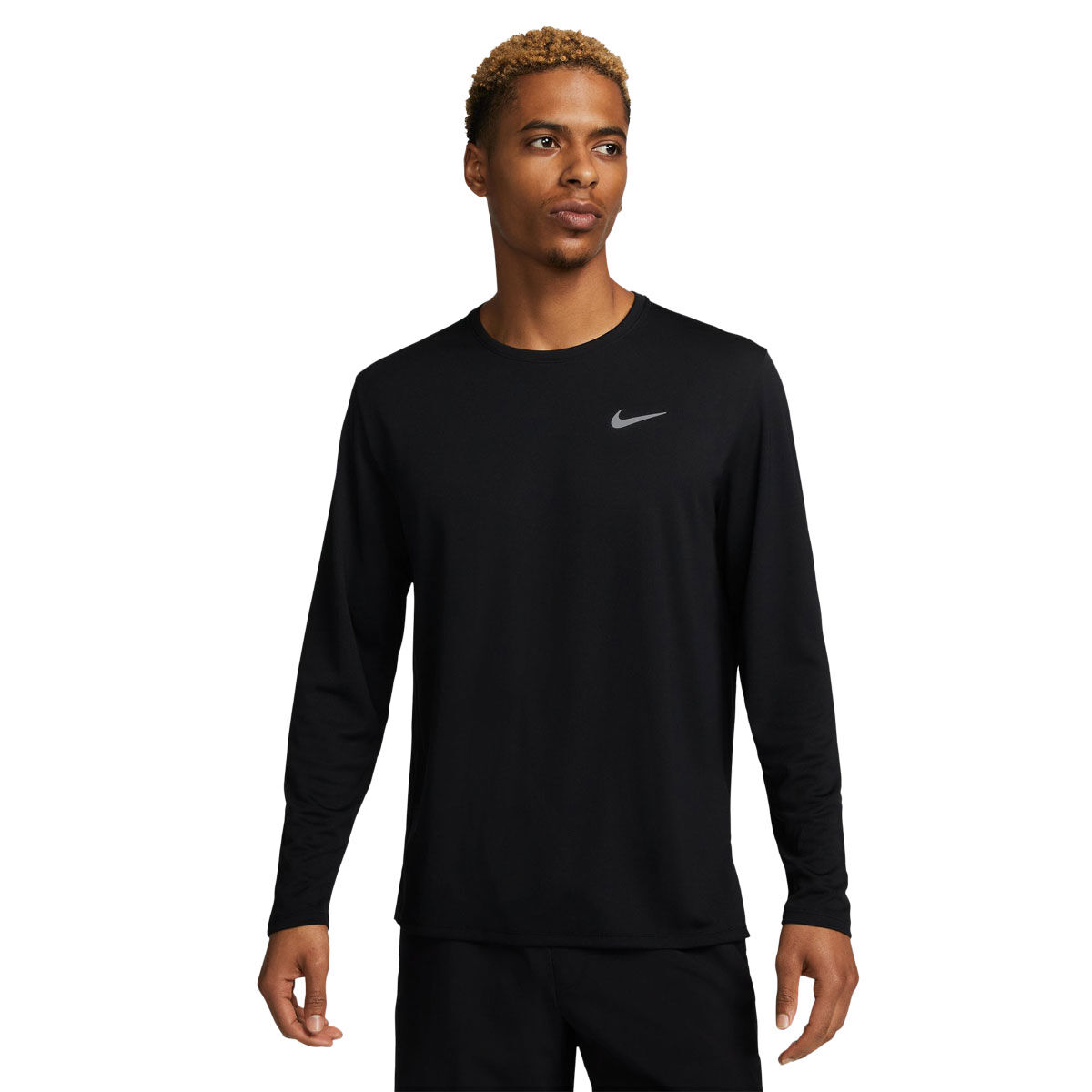 Nike Mens Dri-FIT Miler UV Running Long Sleeve Tee