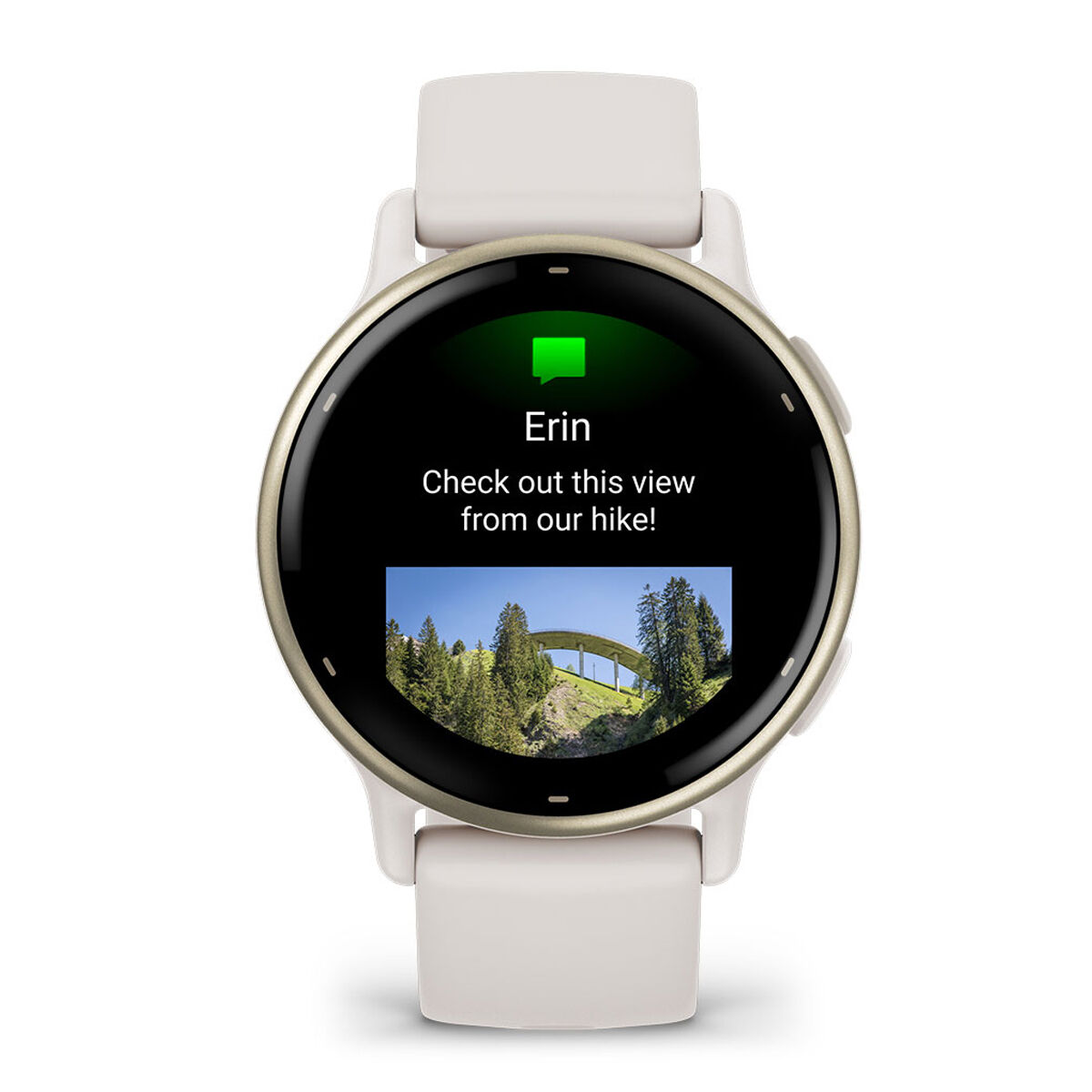 Garmin Vivoactive 5 Watch - Cream Gold