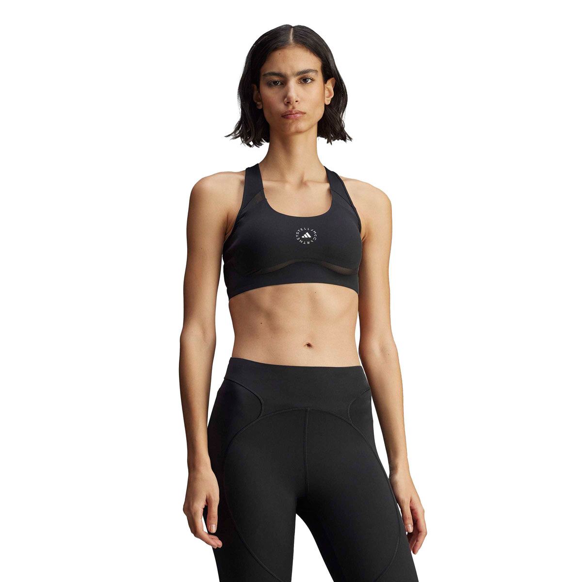 adidas by Stella McCartney Womens Power Impact Mid Support Training Sports Bra
