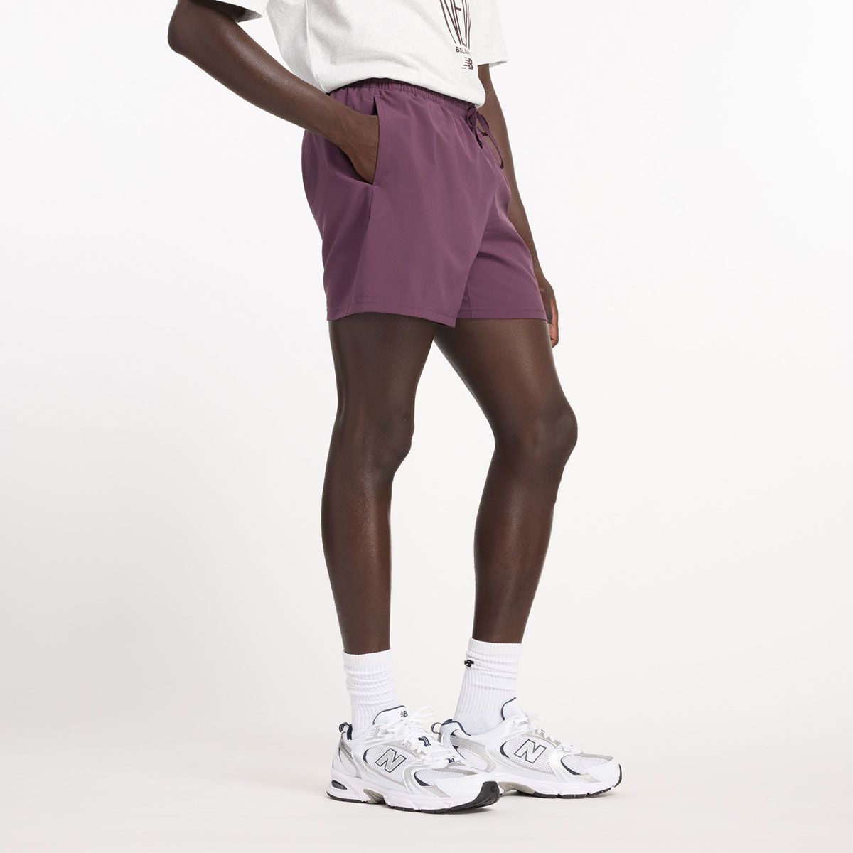 New Balance Mens Sport Essentials 5 inch Shorts