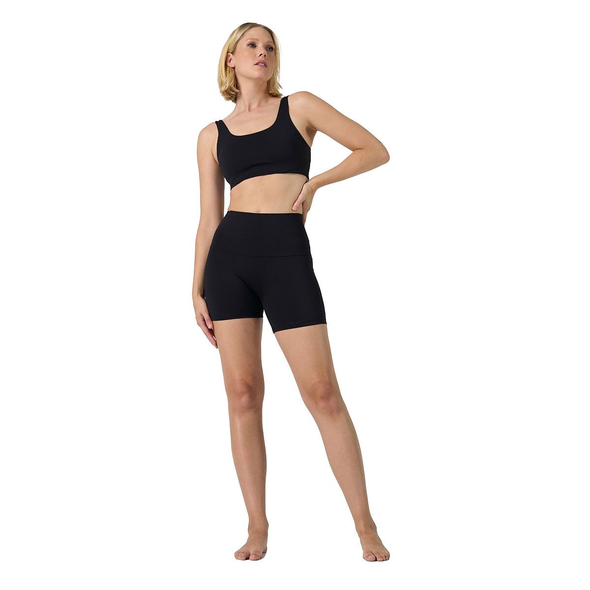 Ell/Voo Womens Averi Crop Sports Bra