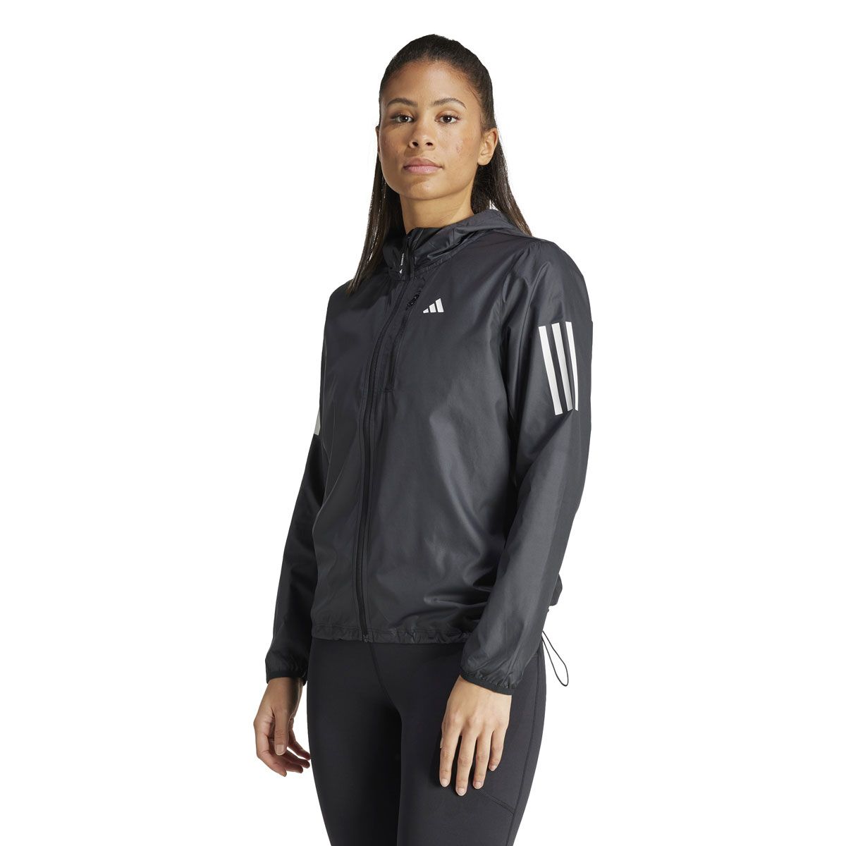 adidas Womens Own The Run WIND.RDY Hooded Jacket