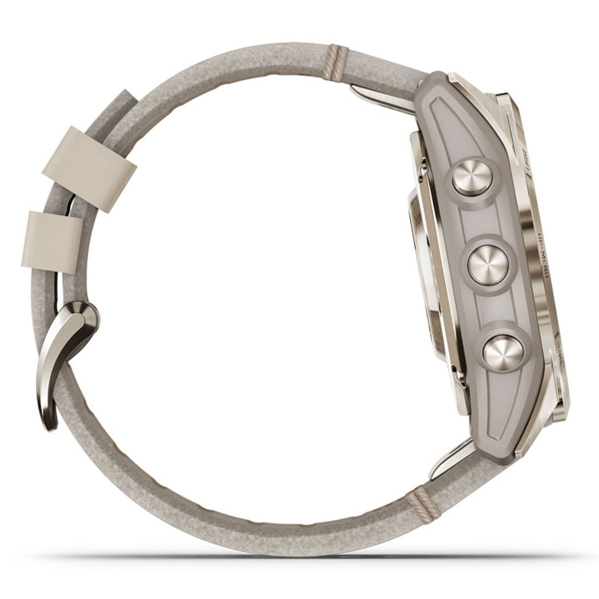 Garmin Fenix 7S Pro Sapphire Solar Watch - Soft Gold