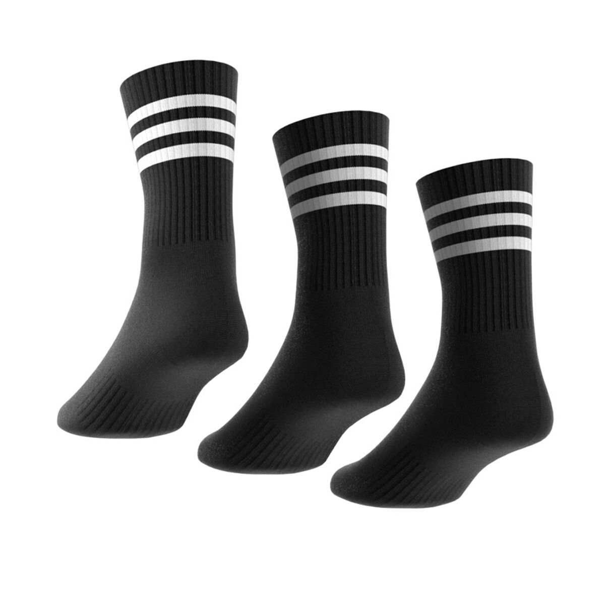 adidas 3-Stripes Cushioned Crew 3 Pack Socks