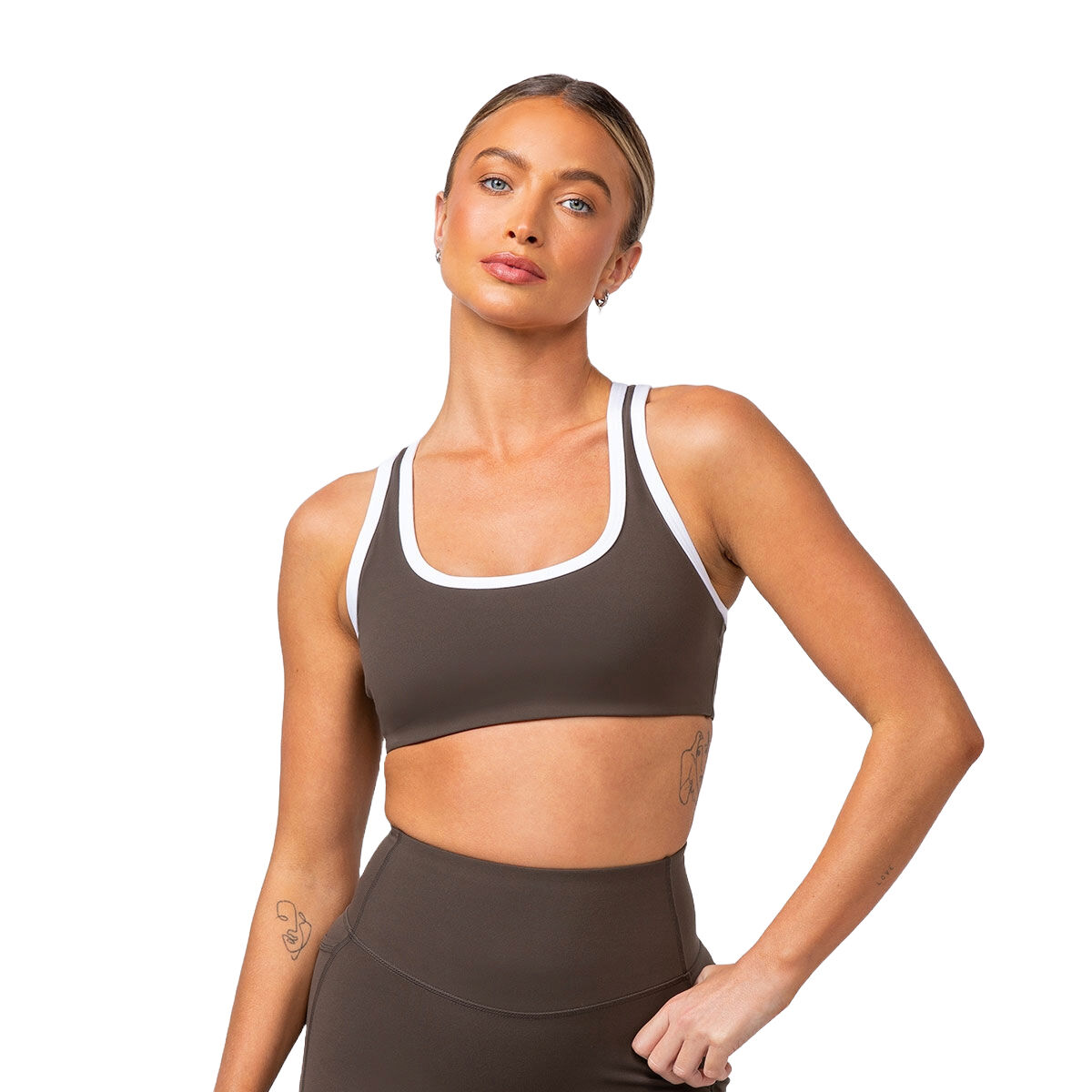 Muscle Nation Womens Contrast Sports Bra
