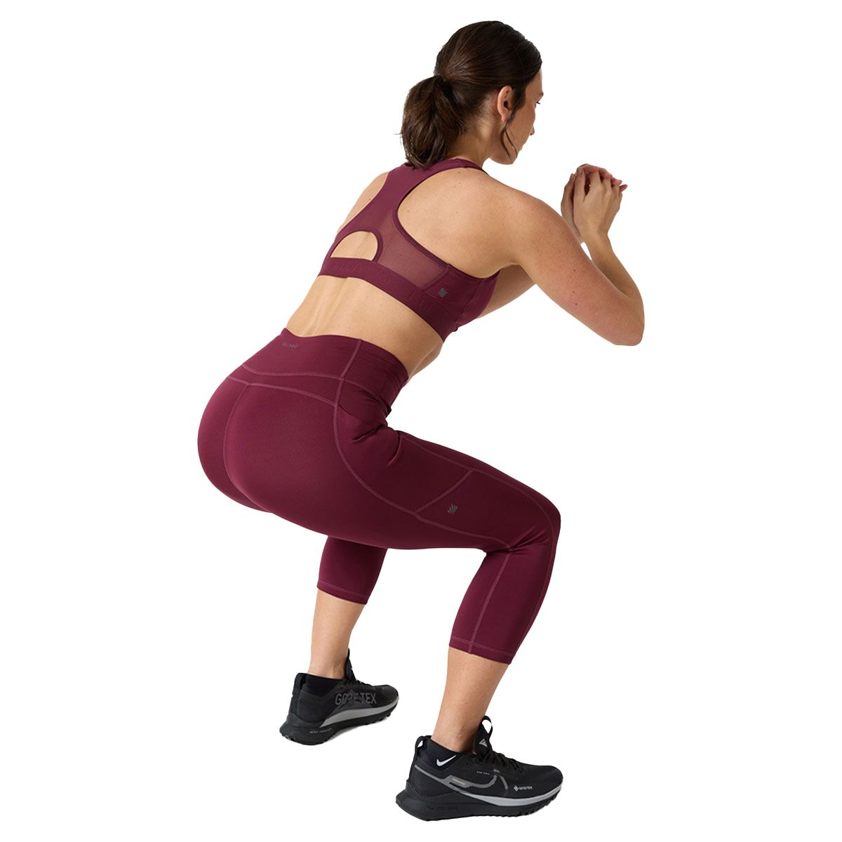 Ell/Voo Womens Essentials 3/4 Pocket Tights