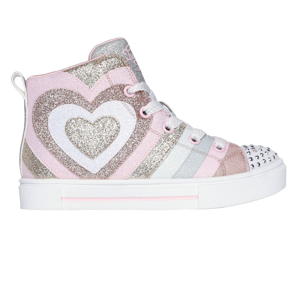 Skechers Twinkle Sparks Heart Pop PS Kids Casual Shoes