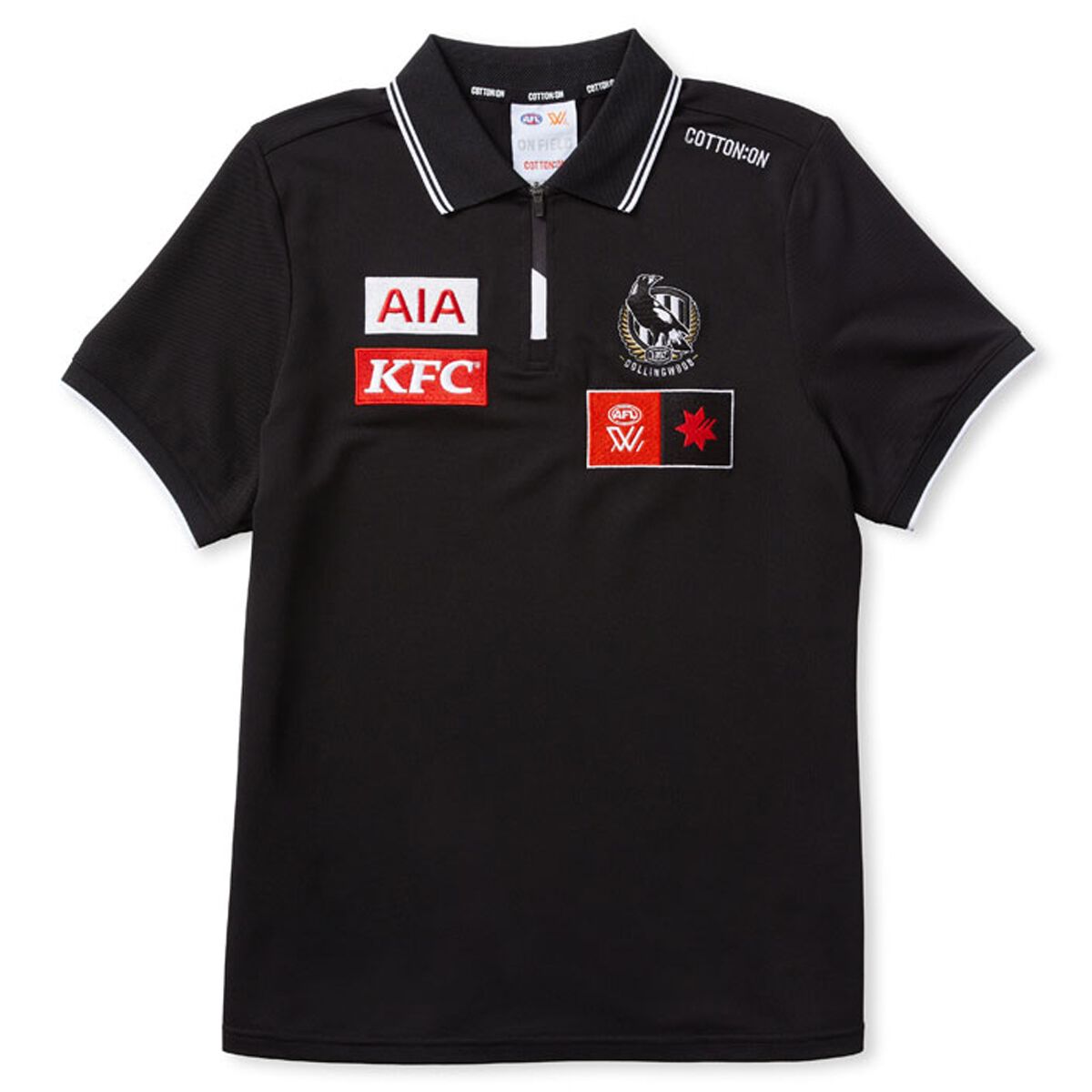 Collingwood Magpies Womens AFLW Polo