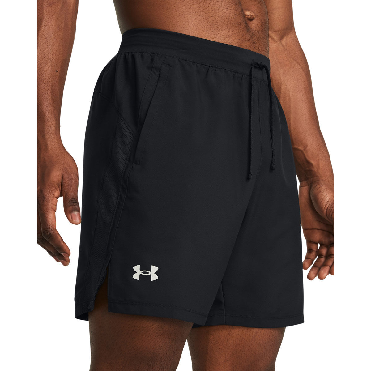 Under Mens UA Launch 7 inch Unlined Running Shorts
