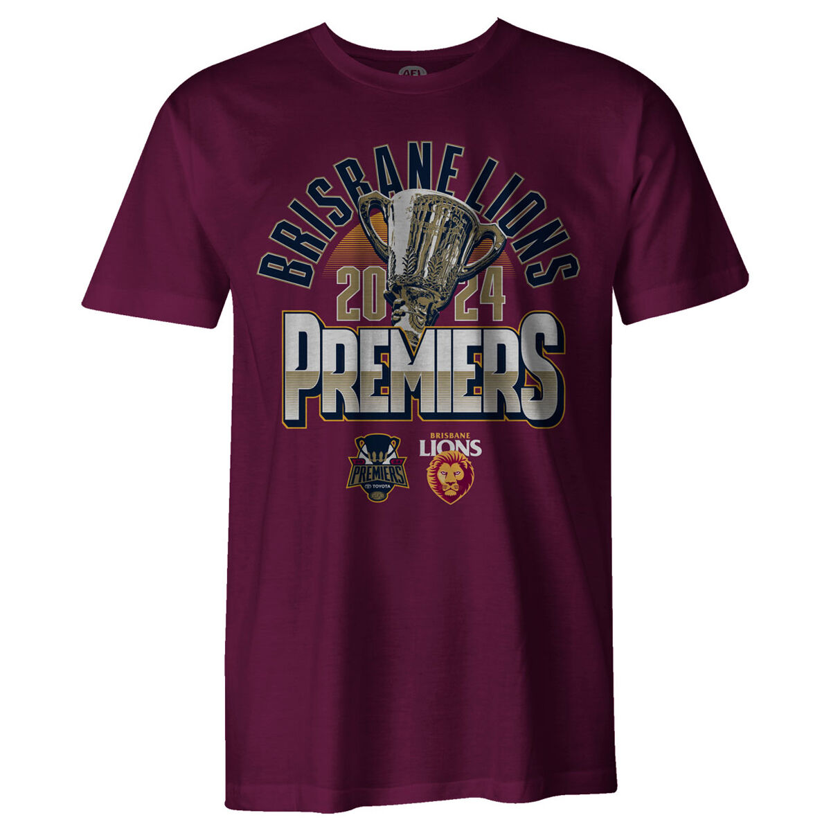 Brisbane Lions Mens 2024 Trophy Tee