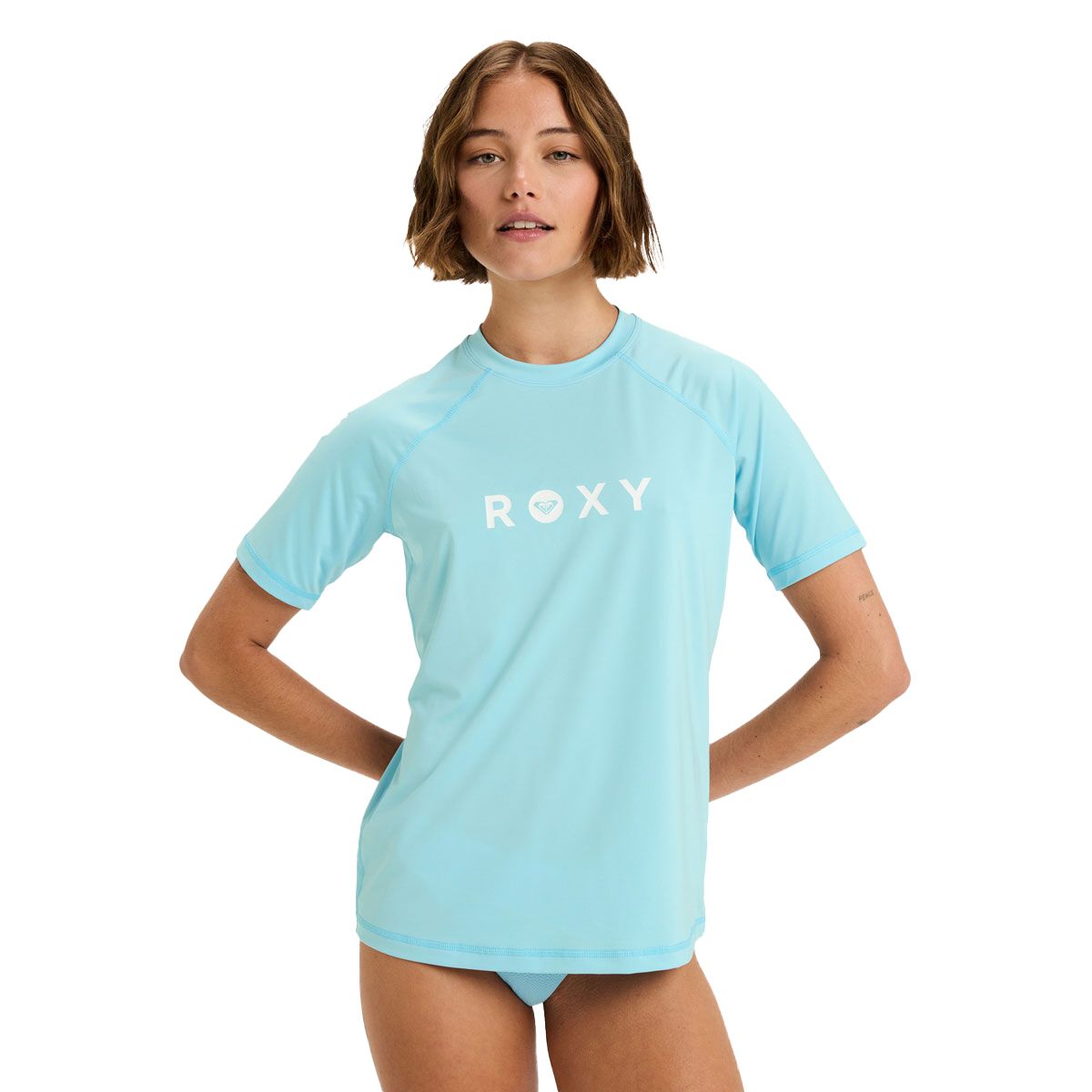 Roxy Womens Essential Lycra Short Sleeve Rash Vest