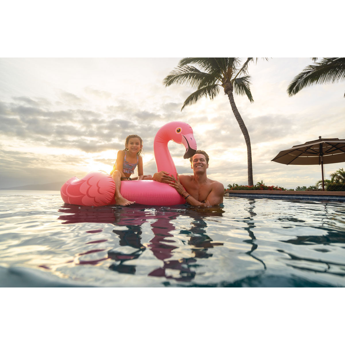 Intex Pink Flamingo Ride On