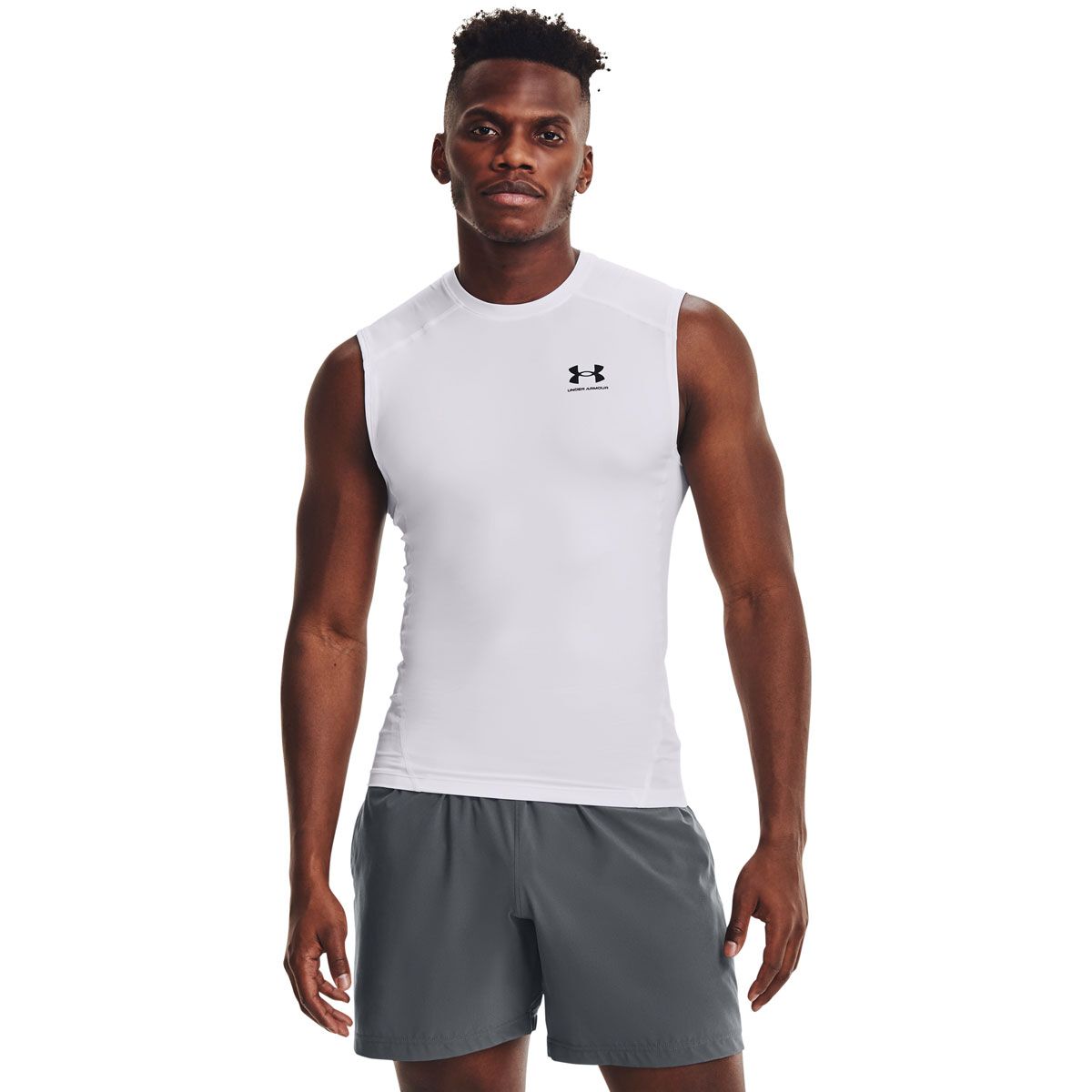 Under Armour Mens HeatGear Armour Sleeveless Compression Top