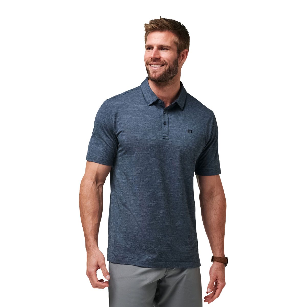 Travis Mathew Mens The Heater Golf Polo