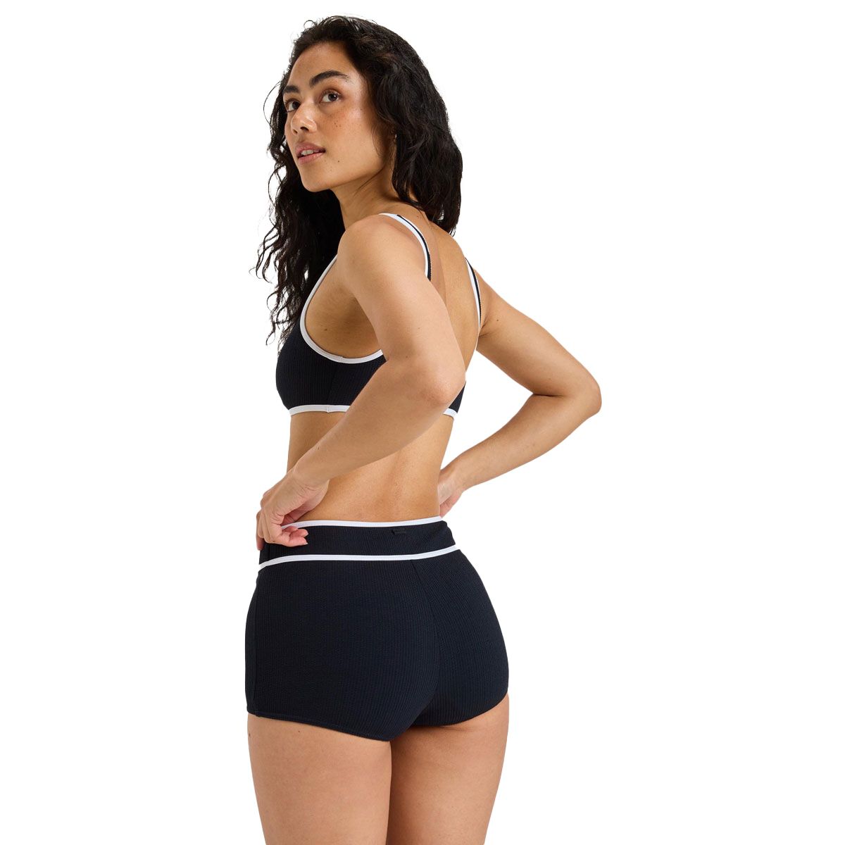 Roxy Womens Beloved Rib Swim Shorty