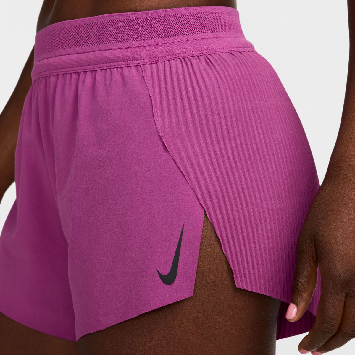 Nike Womens AeroSwift Dri-FIT ADV Mid Rise 3 Inch Running Shorts