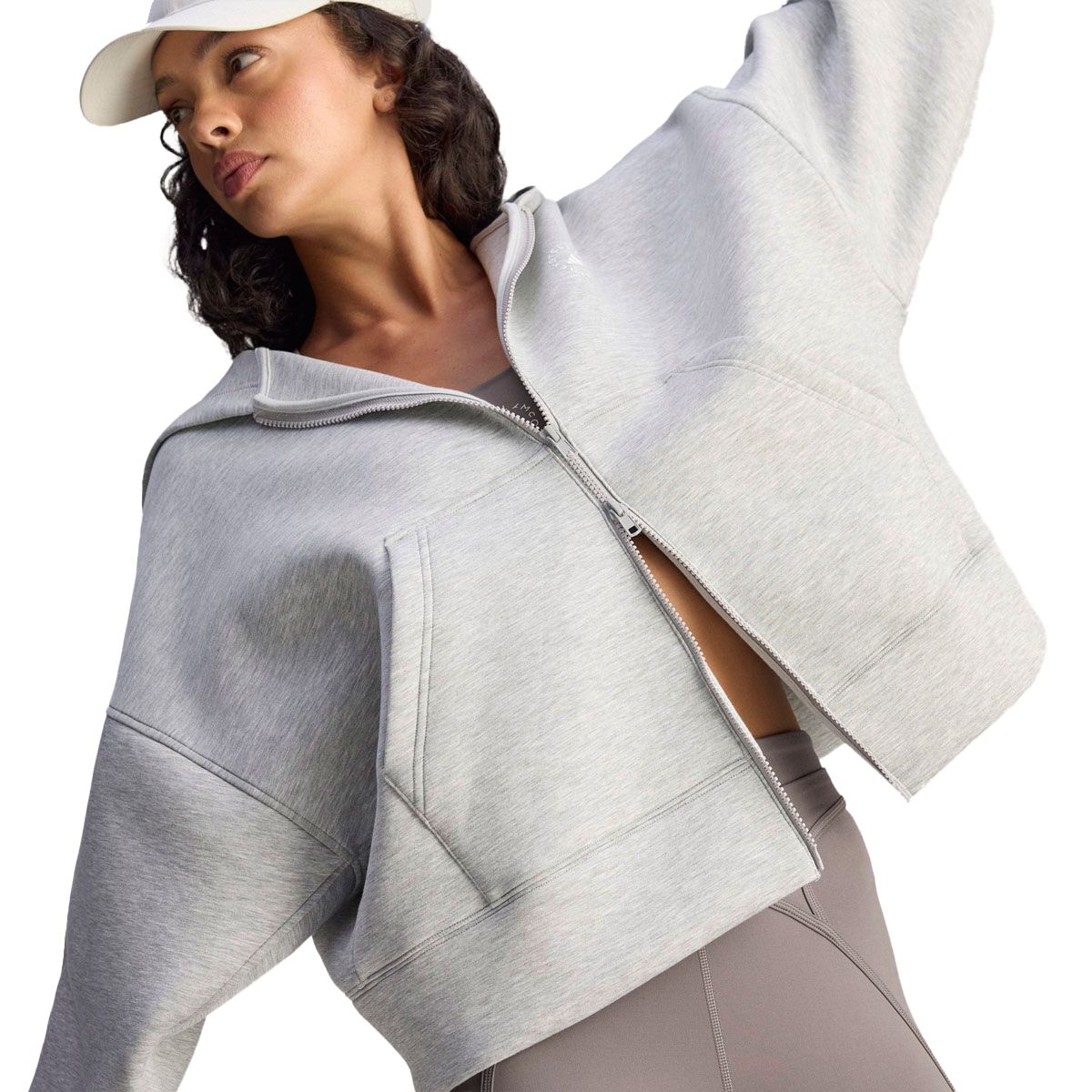 adidas by Stella McCartney Womens Scuba Pullover Hoodie