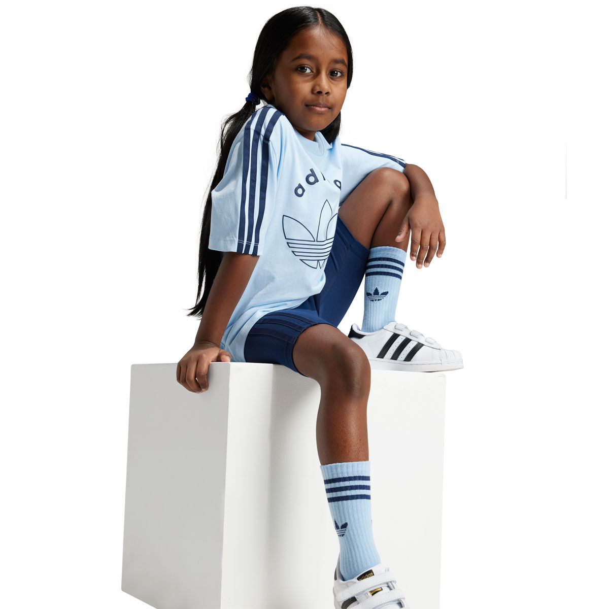 adidas Originals Kids Cycling Short & Tee Set
